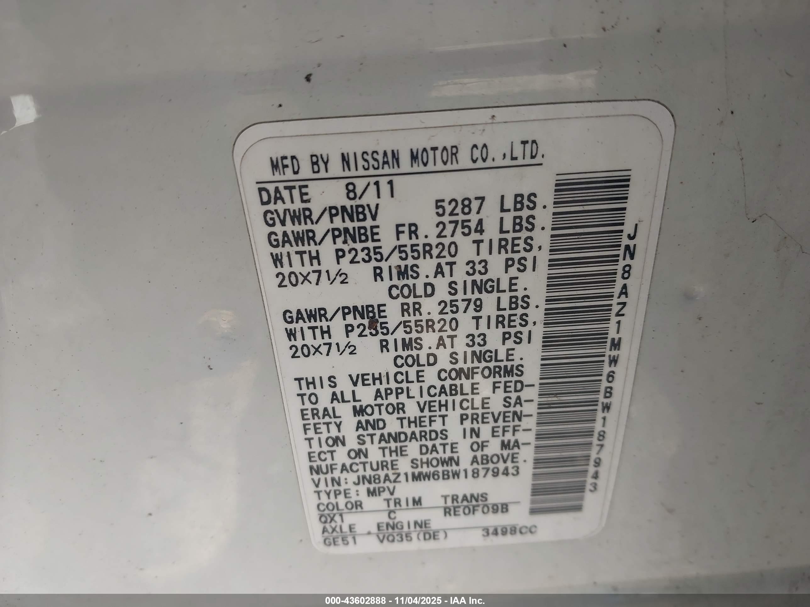 NISSAN MURANO image 9