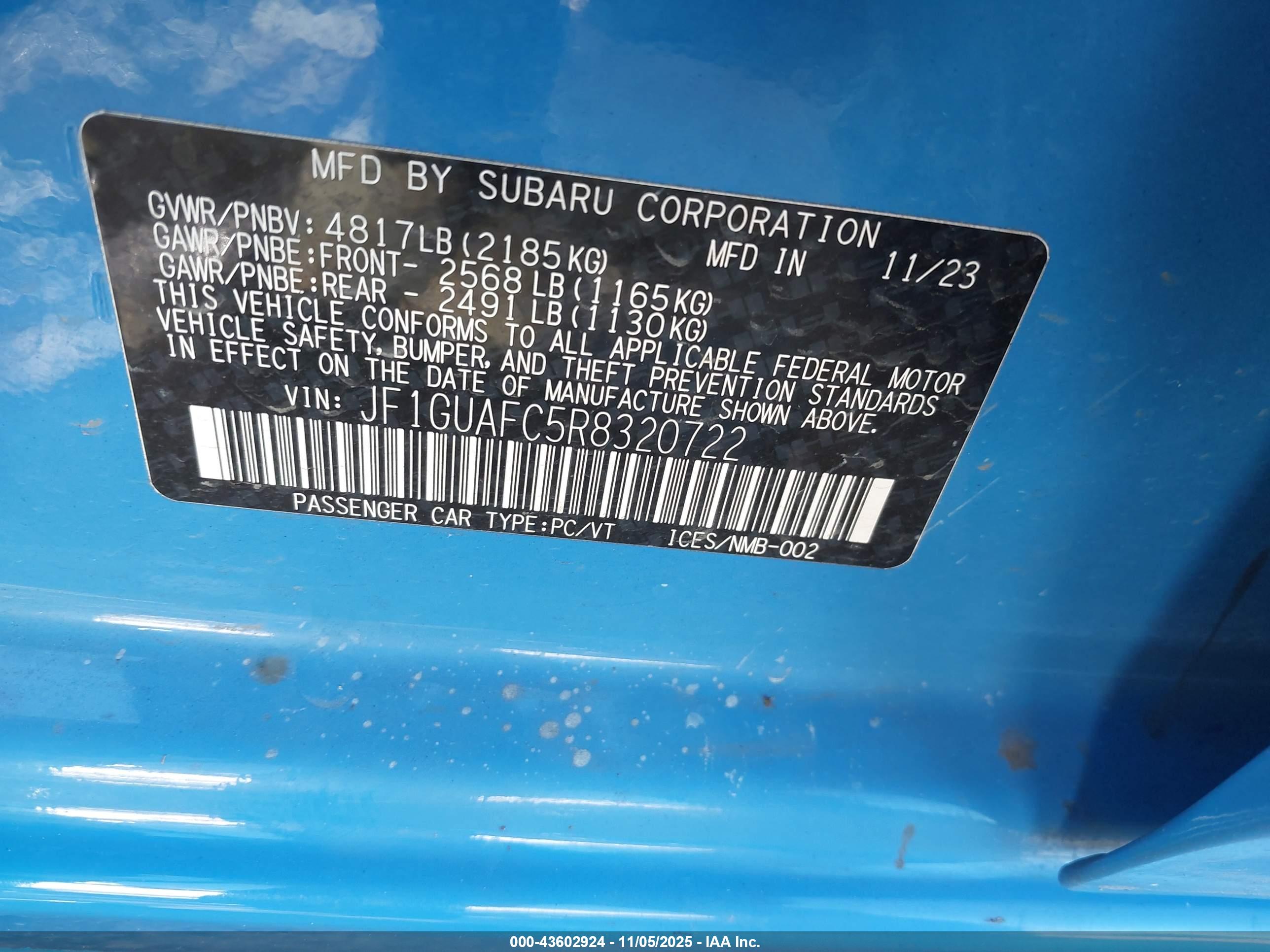 SUBARU IMPREZA image 9