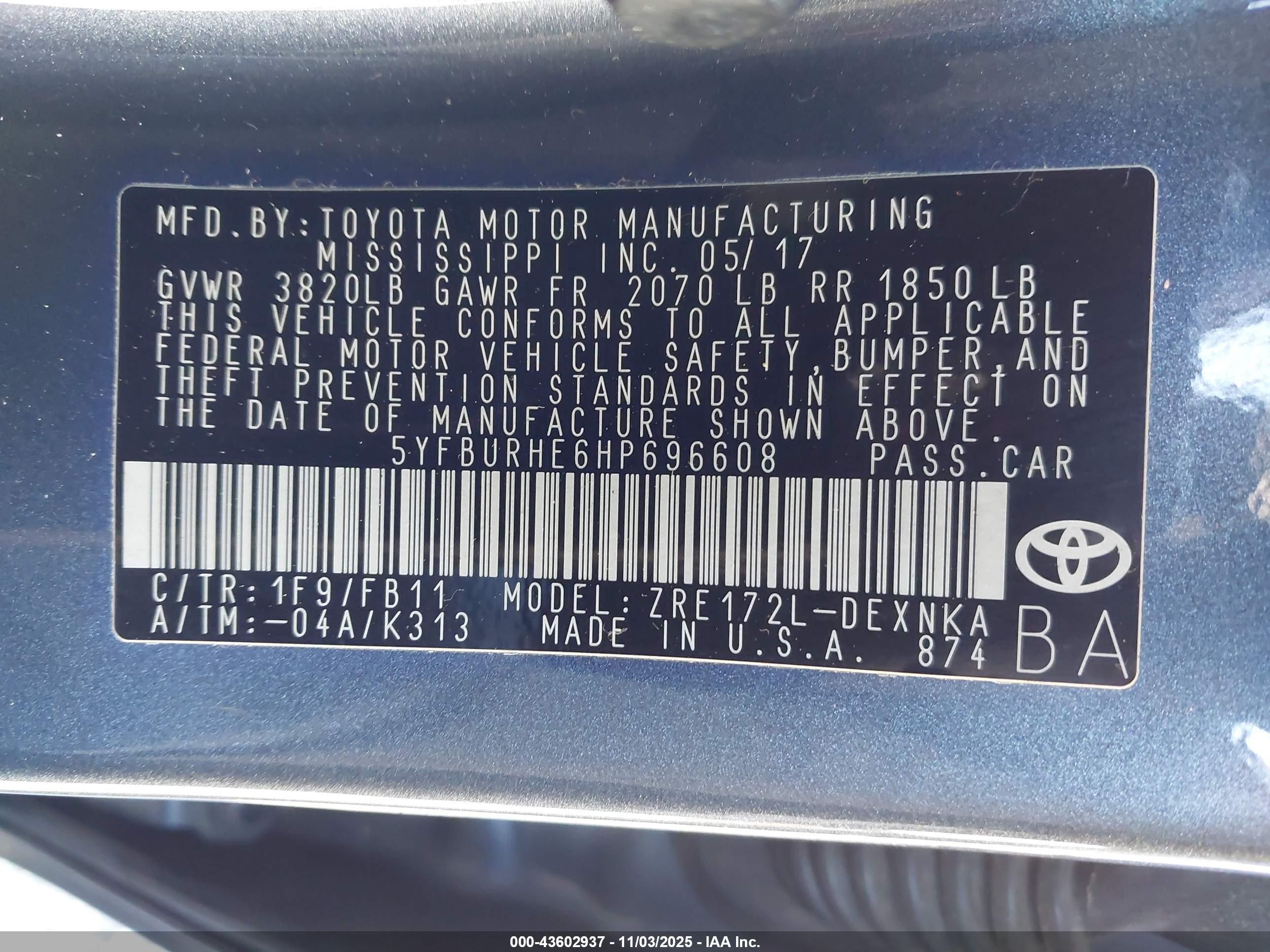 TOYOTA COROLLA image 9