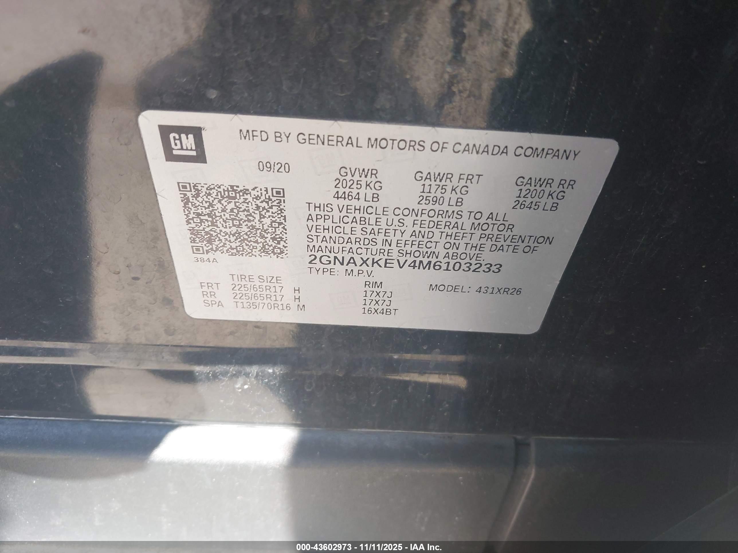 CHEVROLET EQUINOX image 9