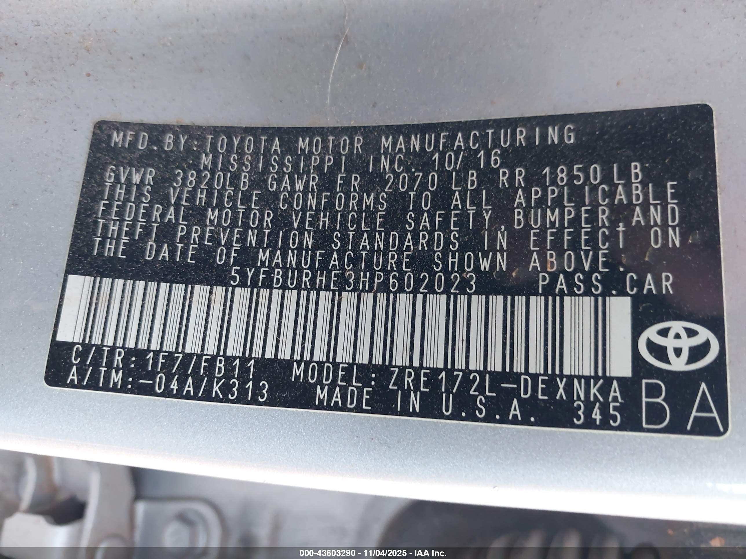 TOYOTA COROLLA image 9