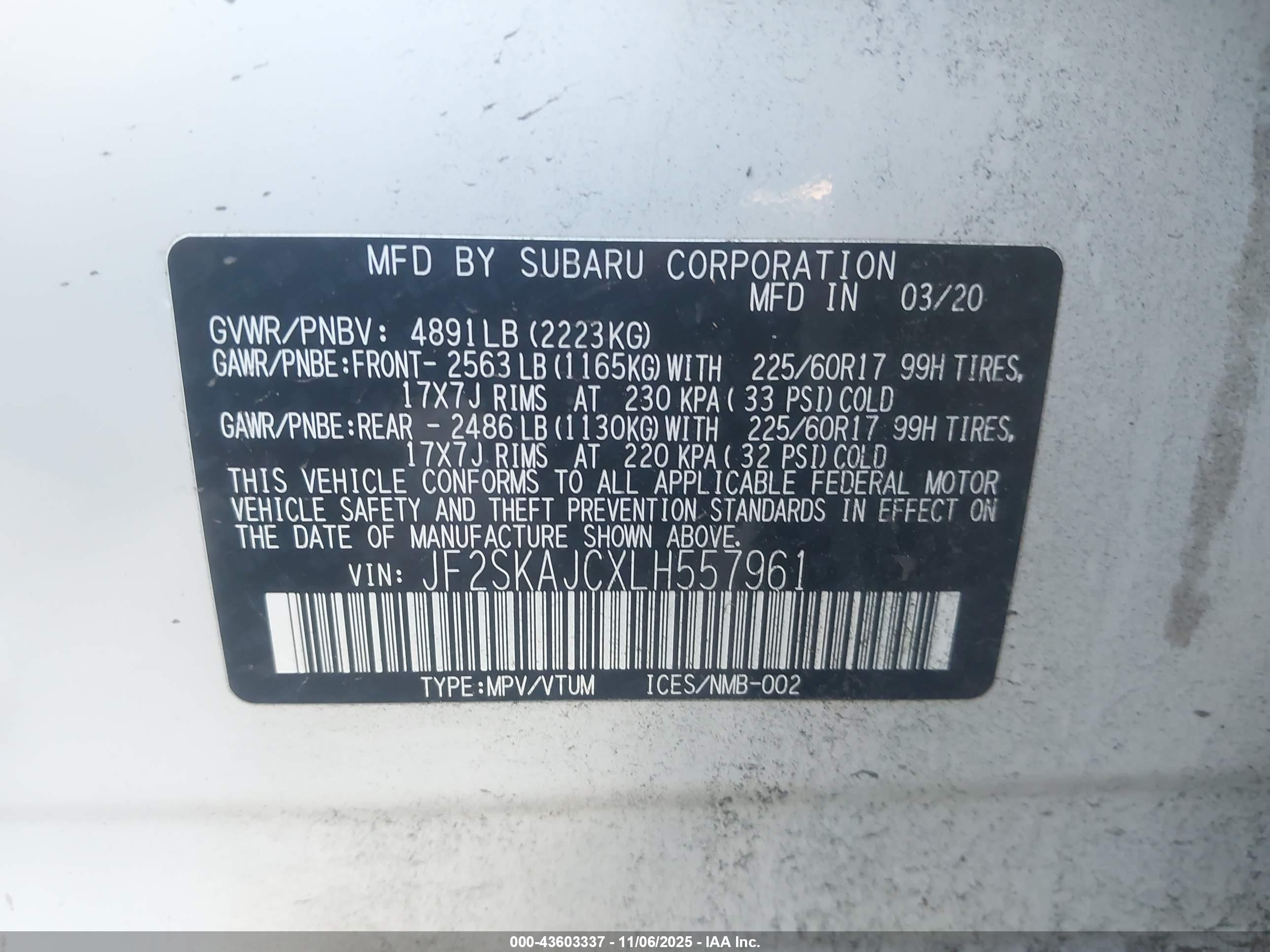 SUBARU FORESTER image 9