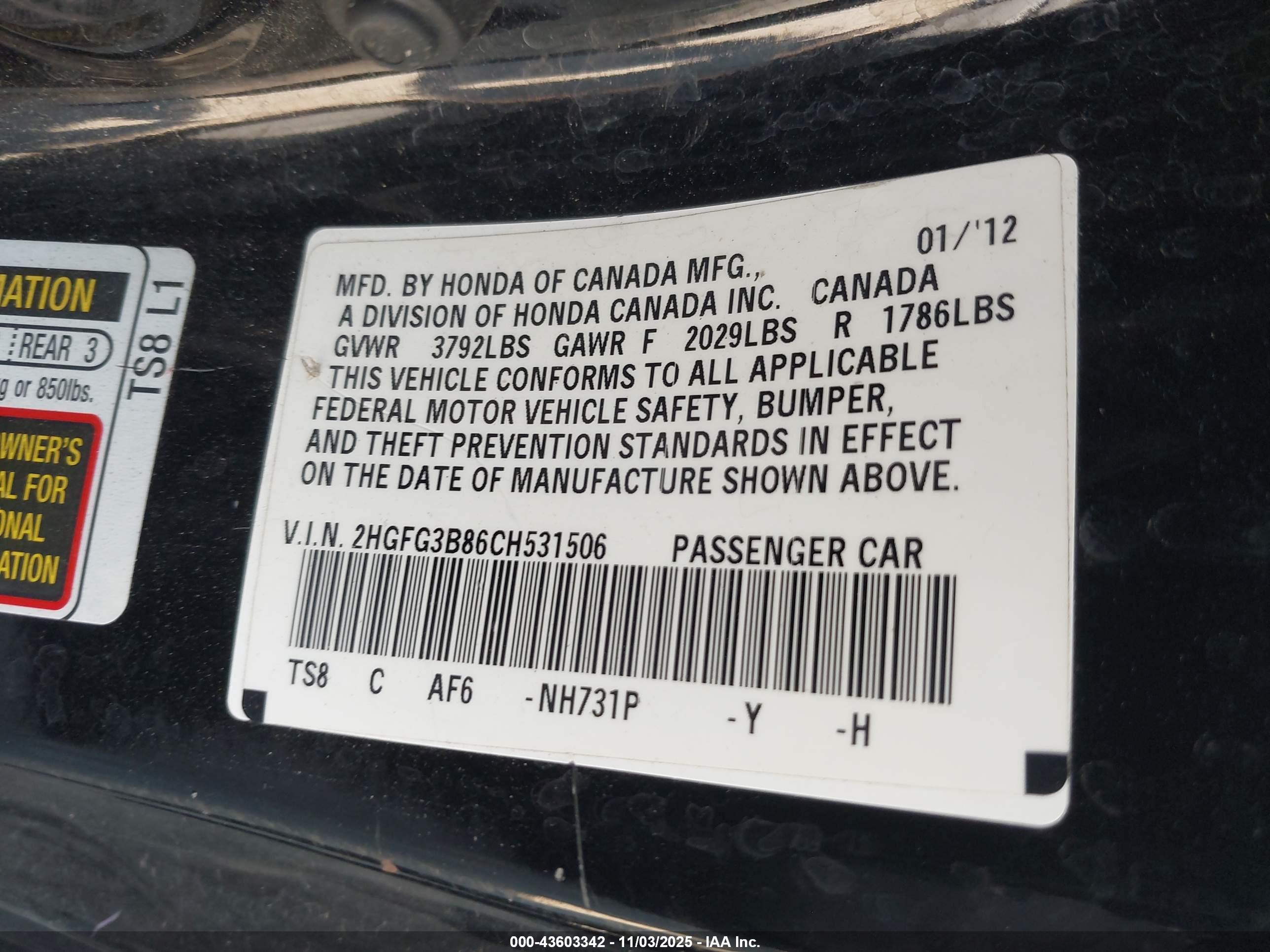 HONDA CIVIC image 9
