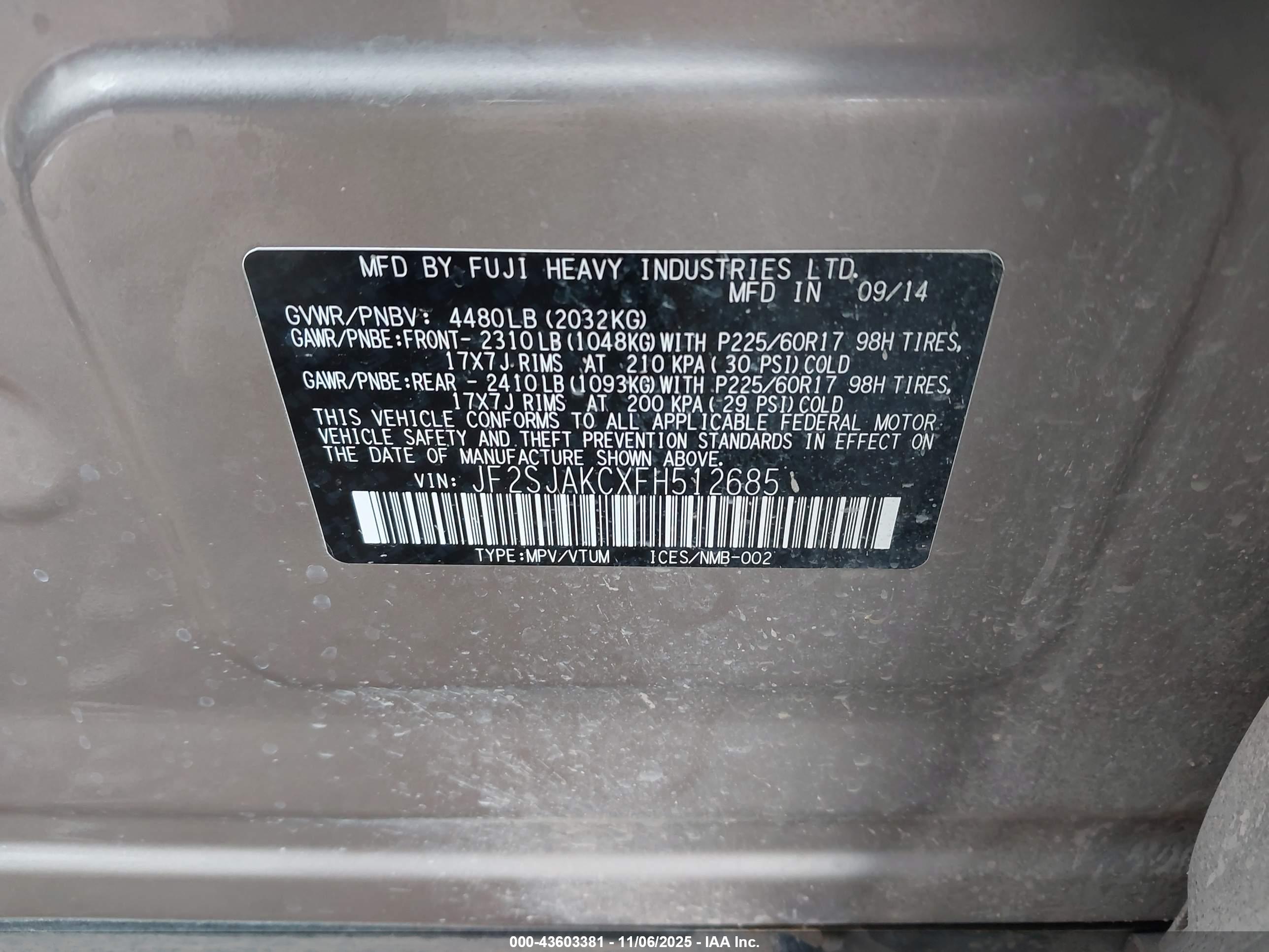 SUBARU FORESTER image 9