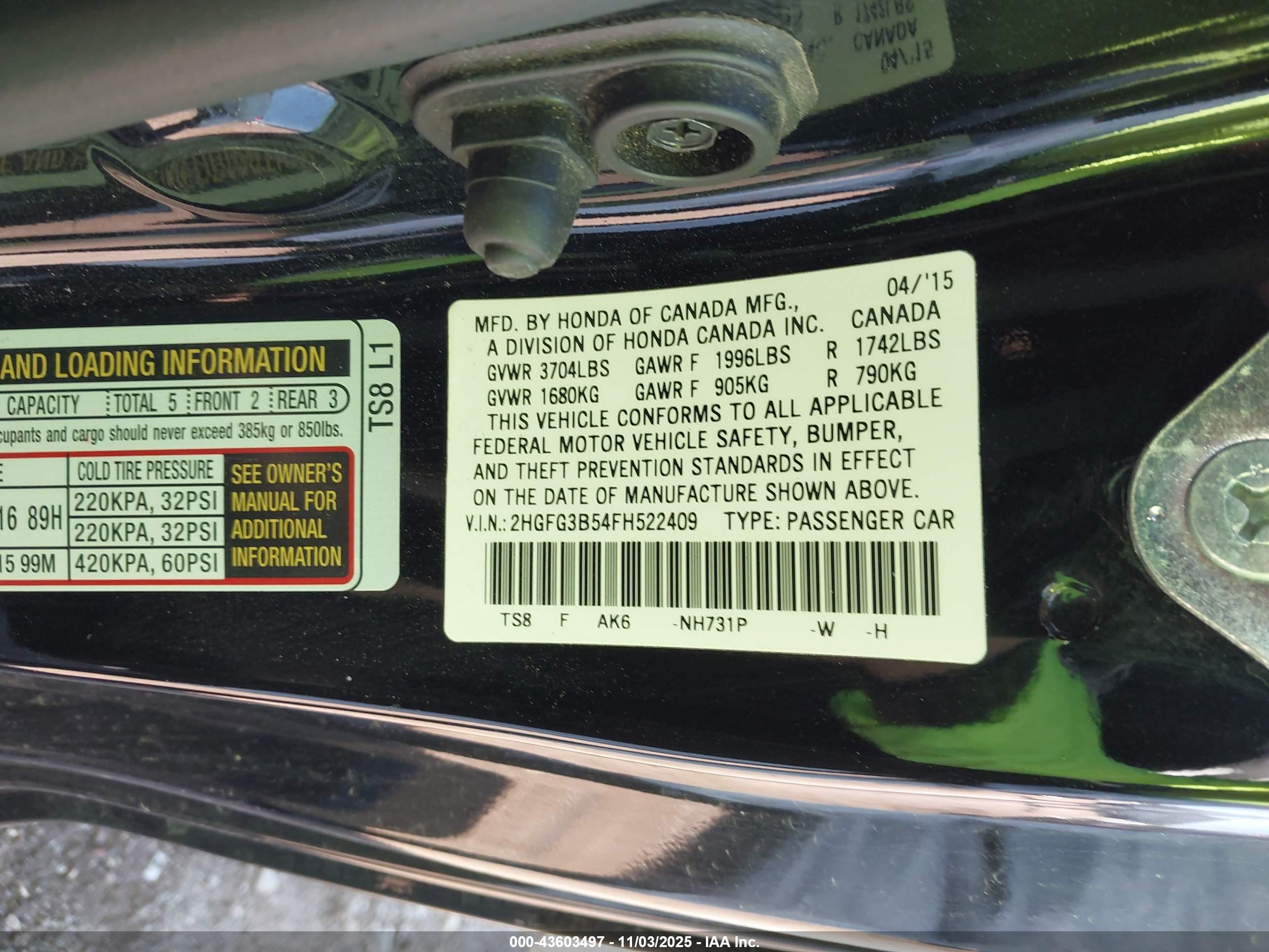 HONDA CIVIC image 9