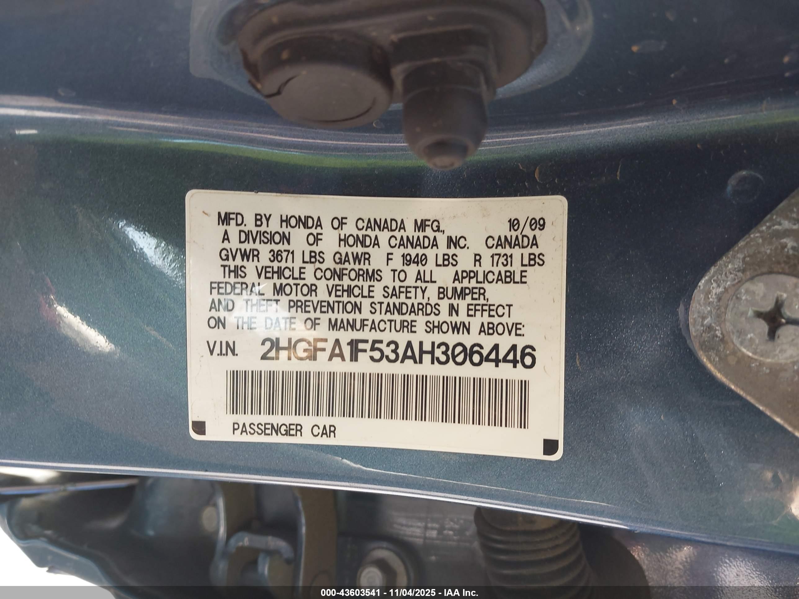 HONDA CIVIC image 9