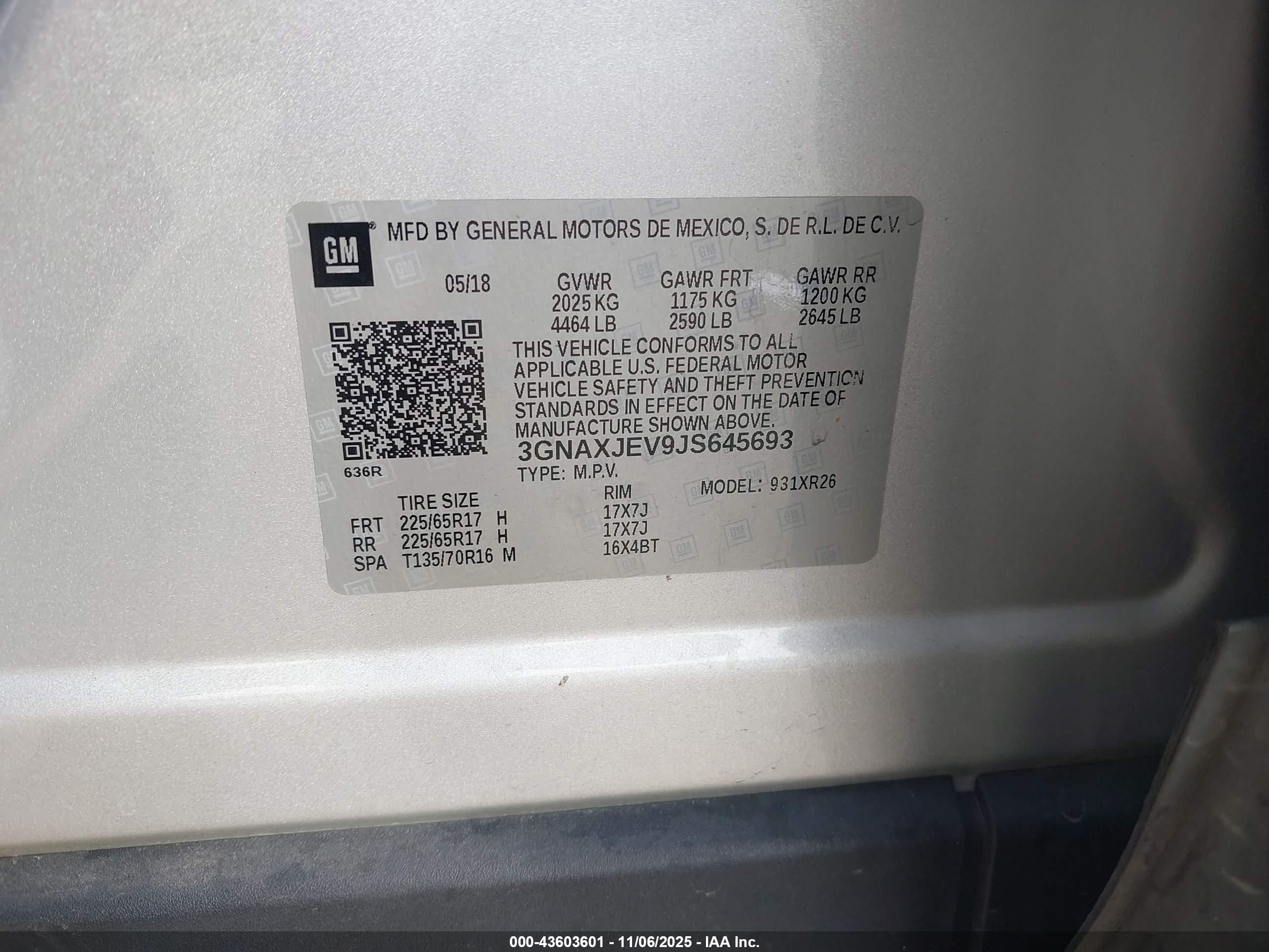 CHEVROLET EQUINOX image 9