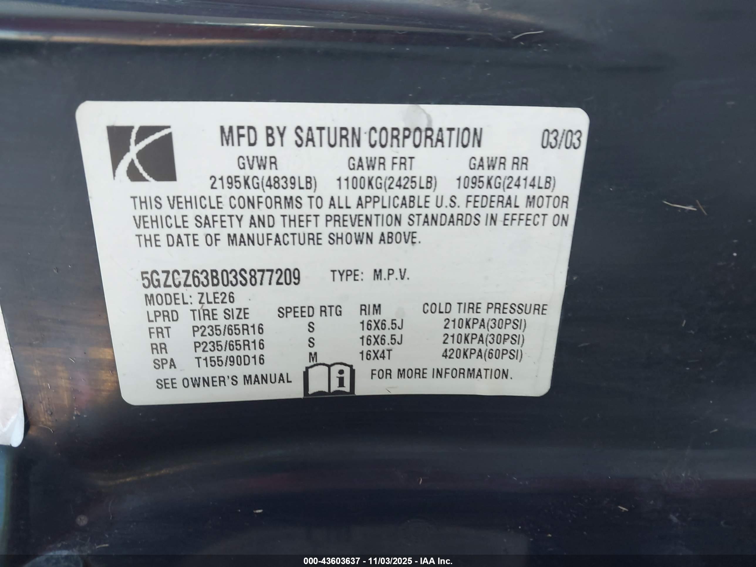 SATURN VUE image 9