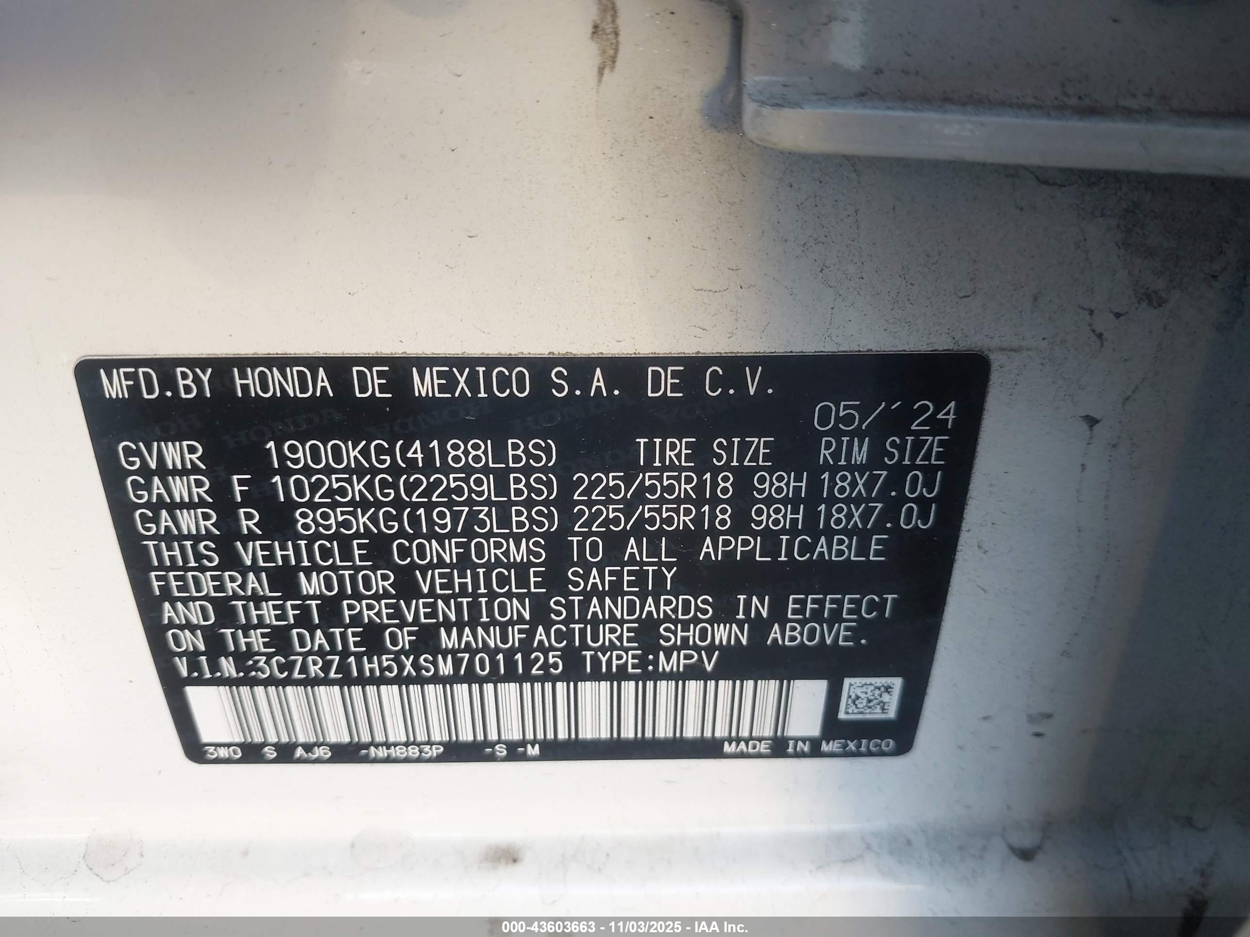 HONDA HR-V image 9