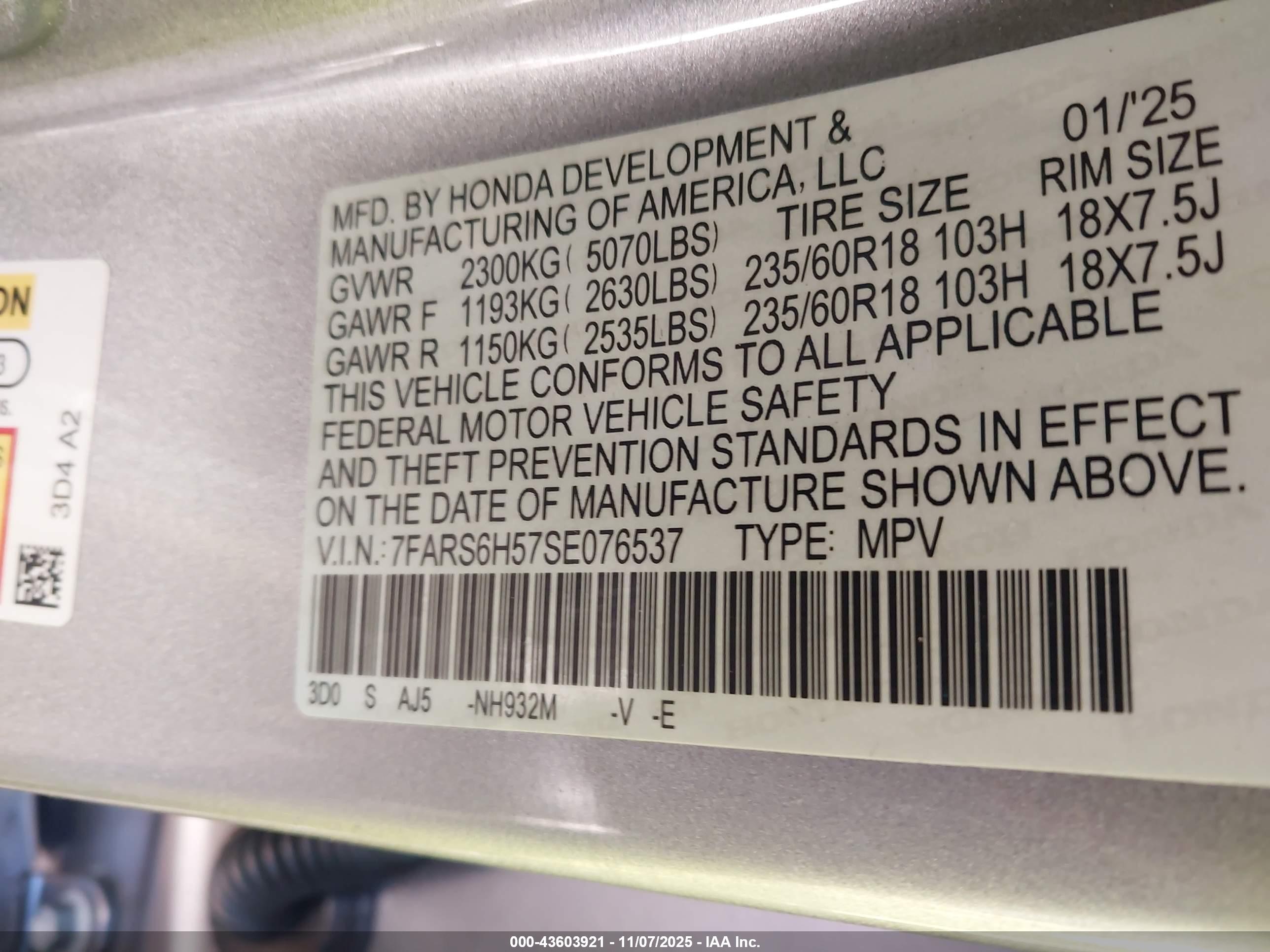 HONDA CR-V image 9