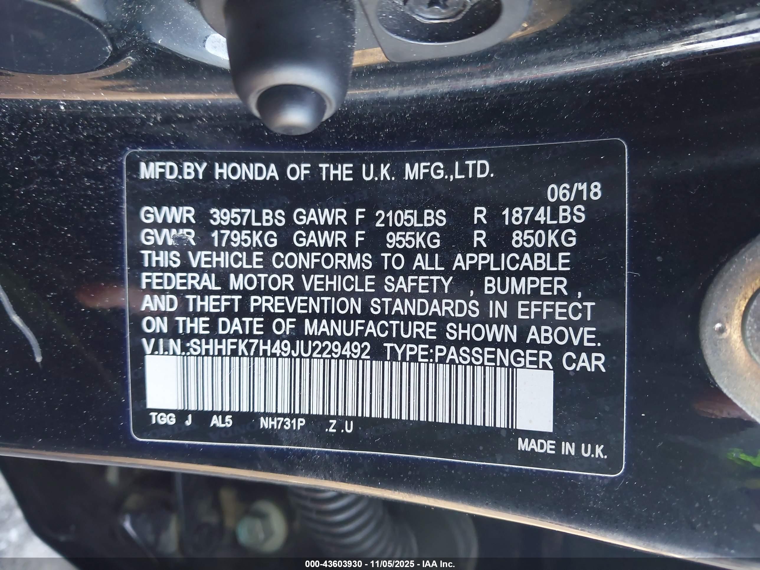 HONDA CIVIC image 9