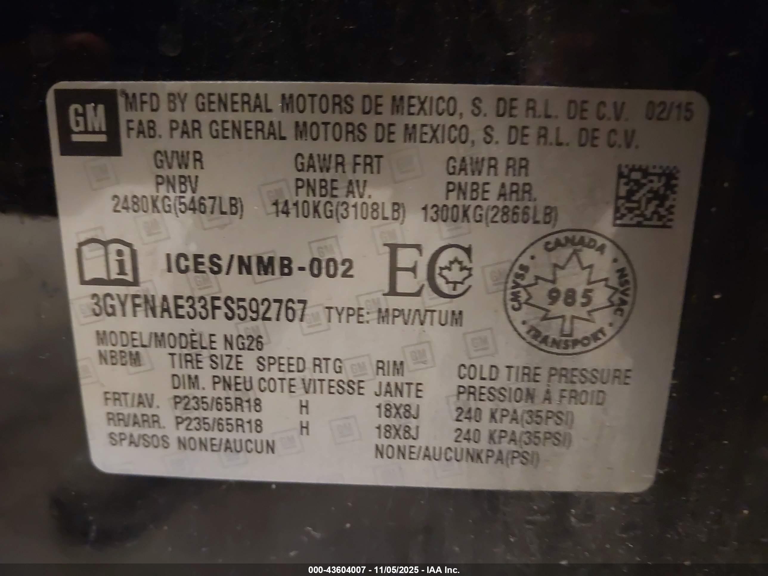 CADILLAC SRX image 9