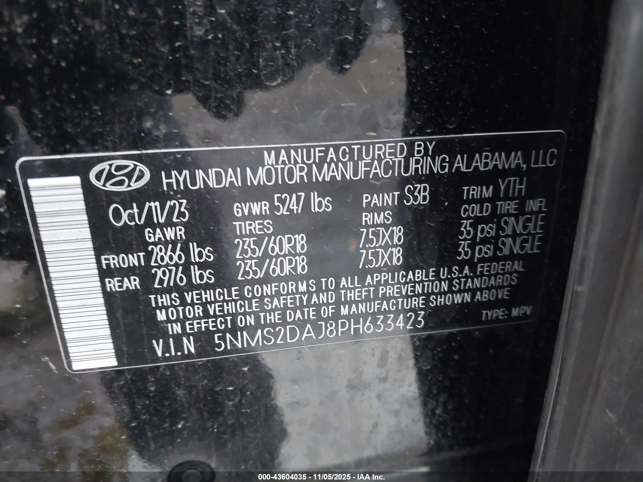 HYUNDAI SANTA image 9