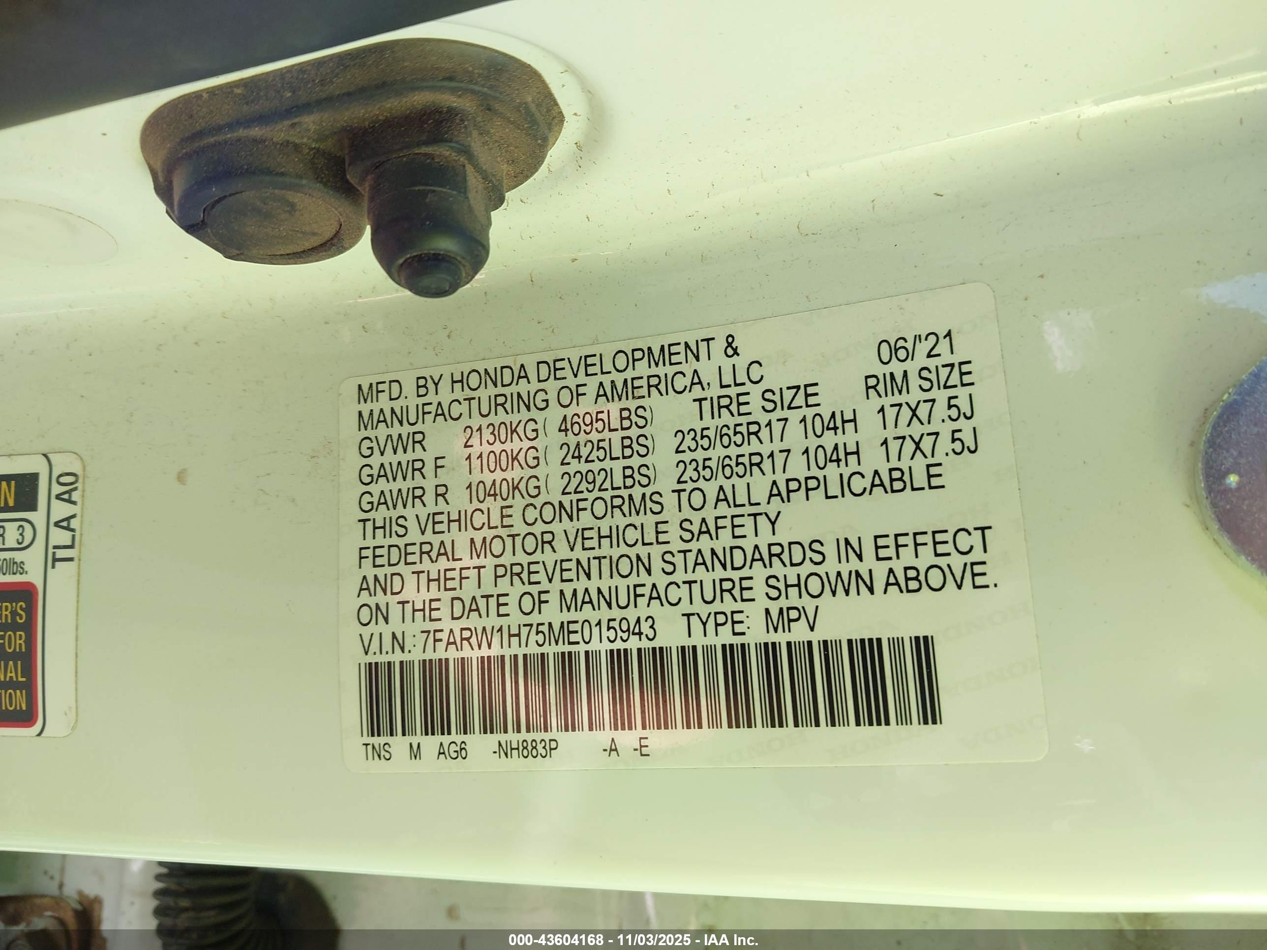 HONDA CR-V image 9