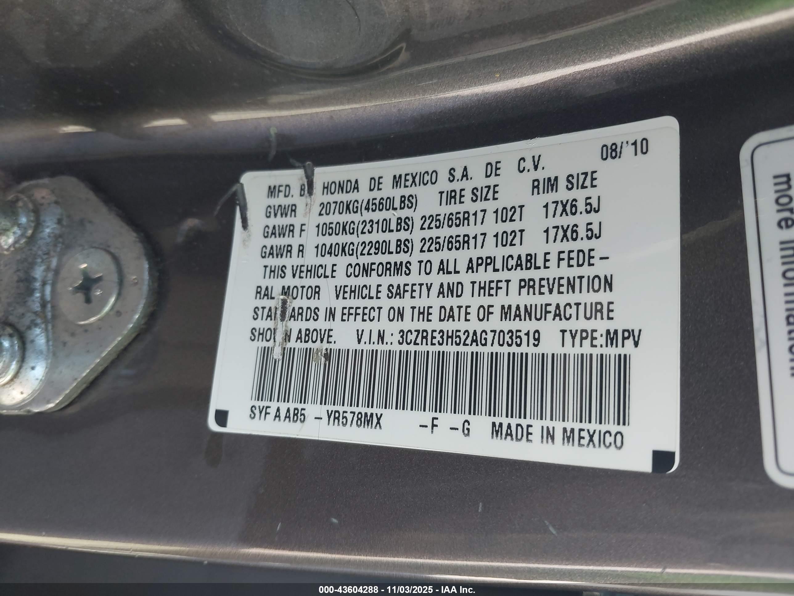 HONDA CR-V image 9