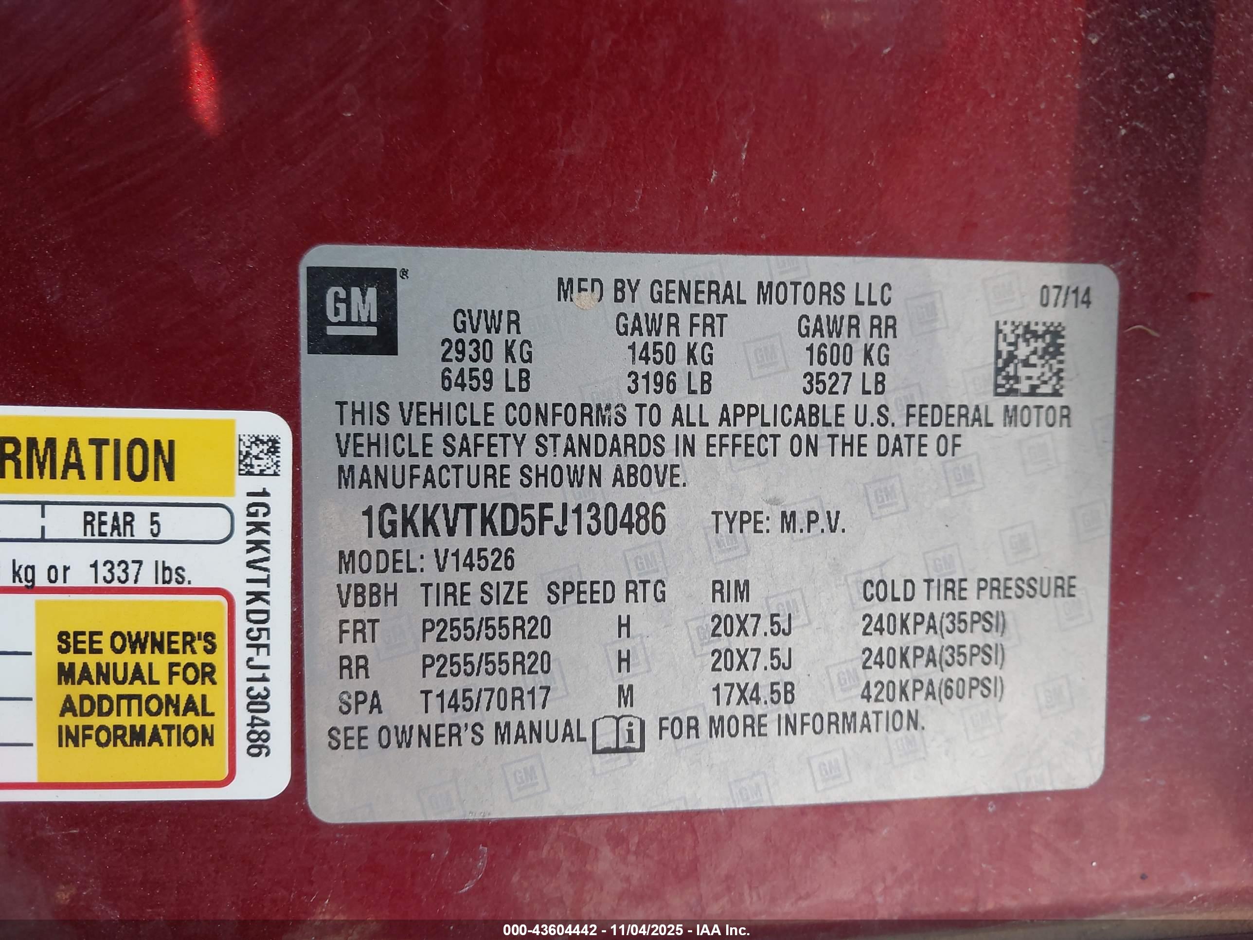 GMC ACADIA image 9