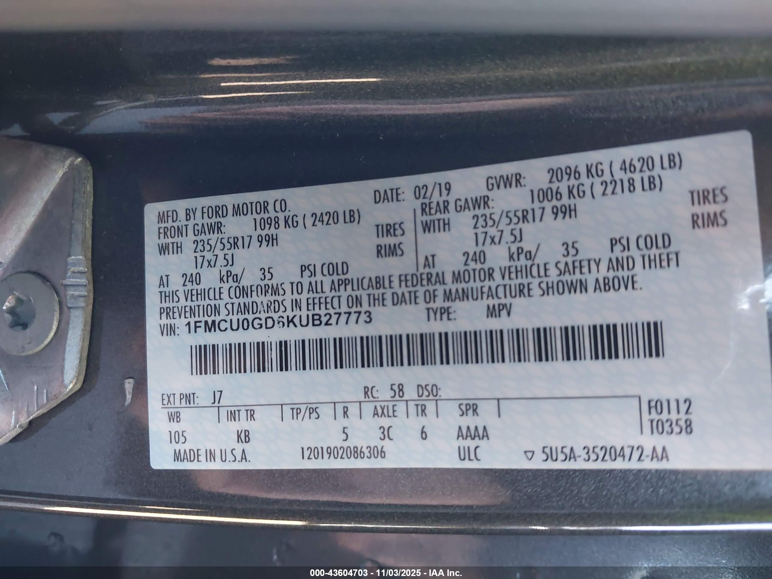 FORD ESCAPE image 9