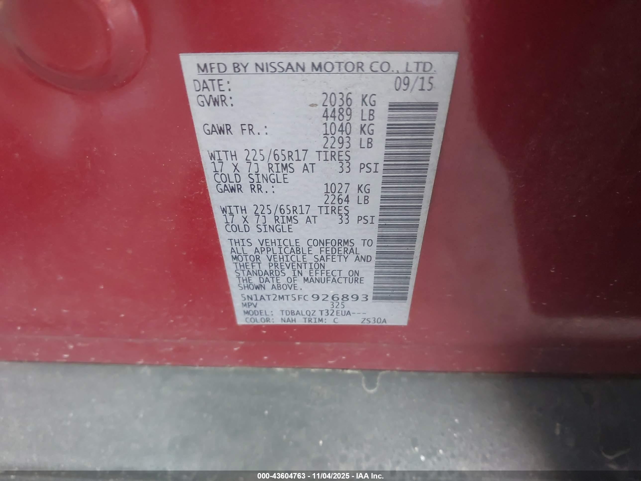 NISSAN ROGUE image 9