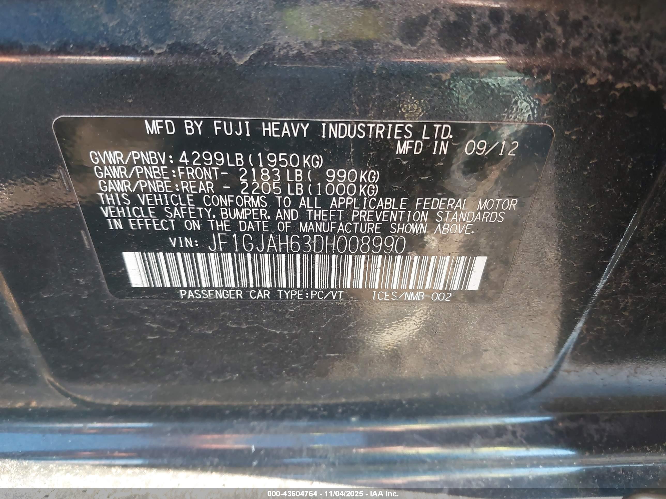 SUBARU IMPREZA image 9
