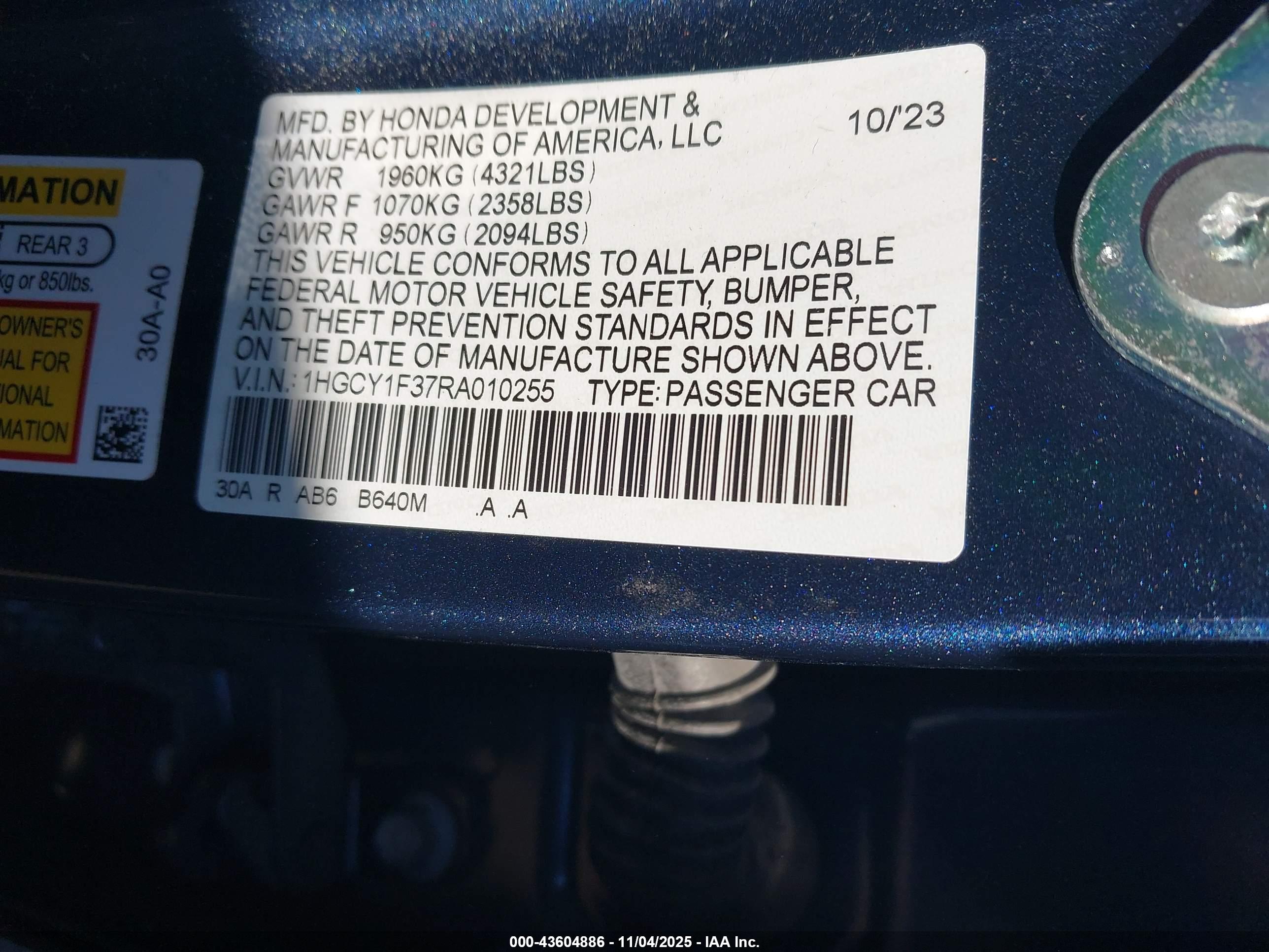 HONDA ACCORD image 9