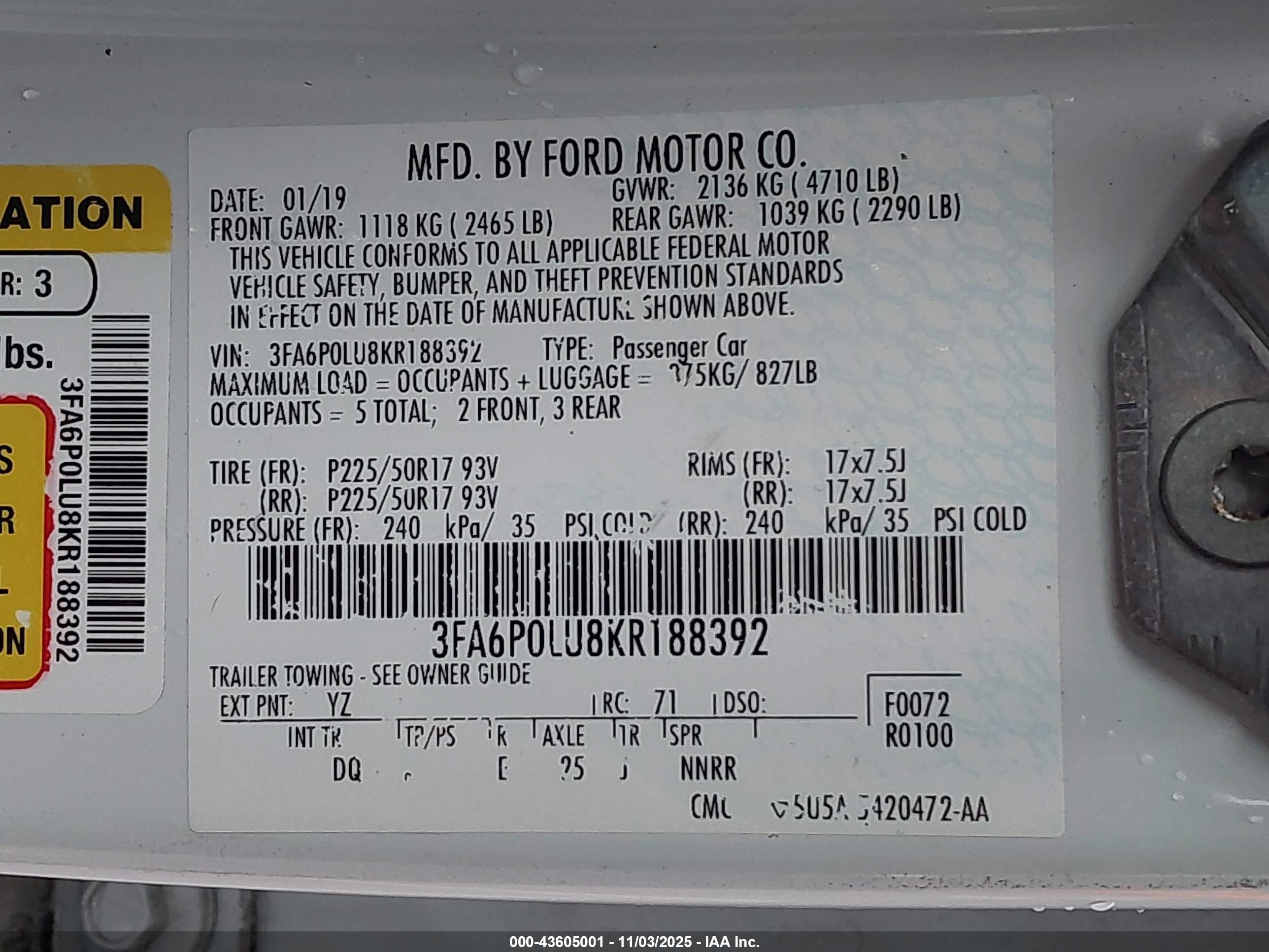 FORD FUSION image 9