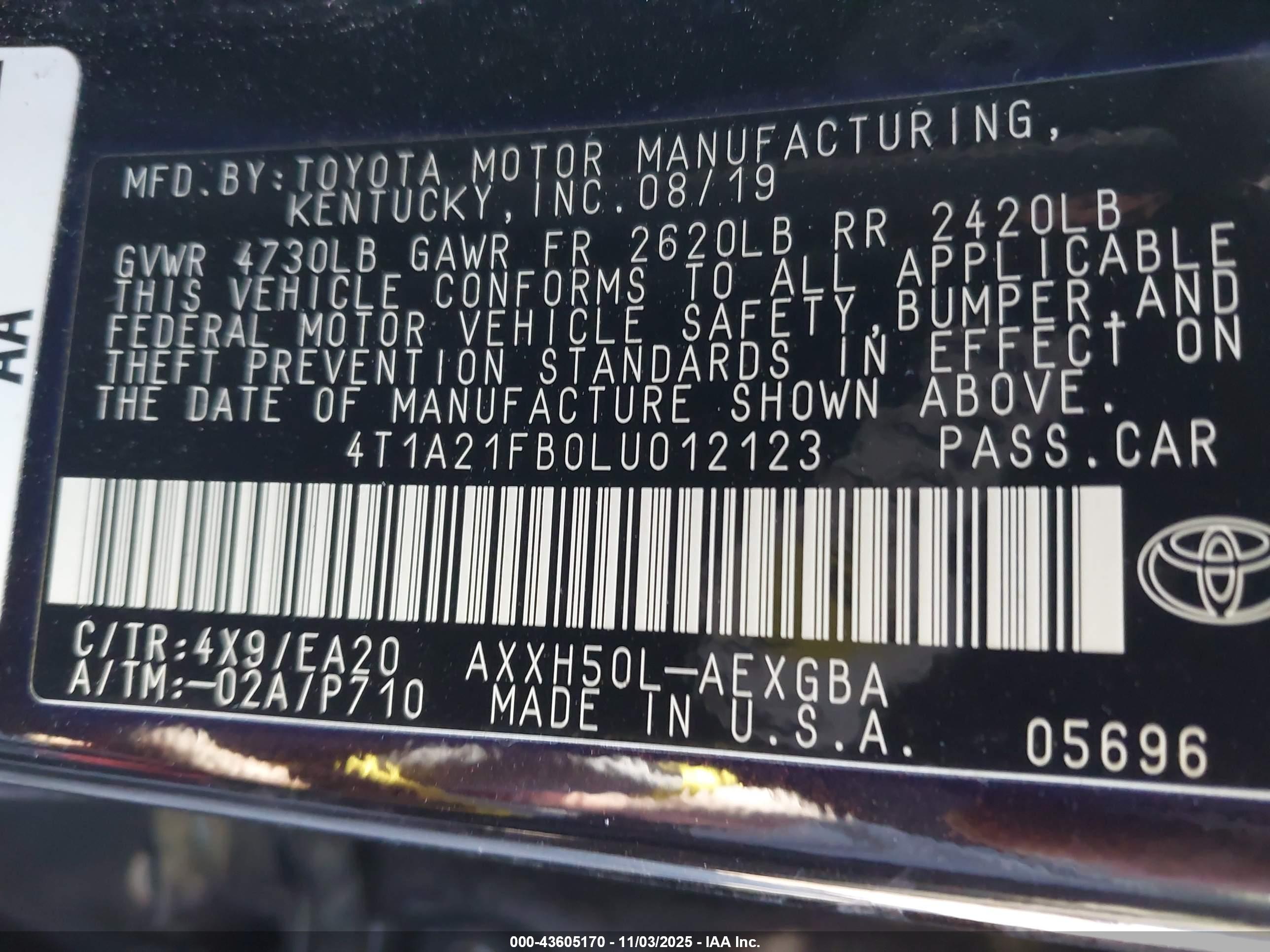 TOYOTA AVALON image 9