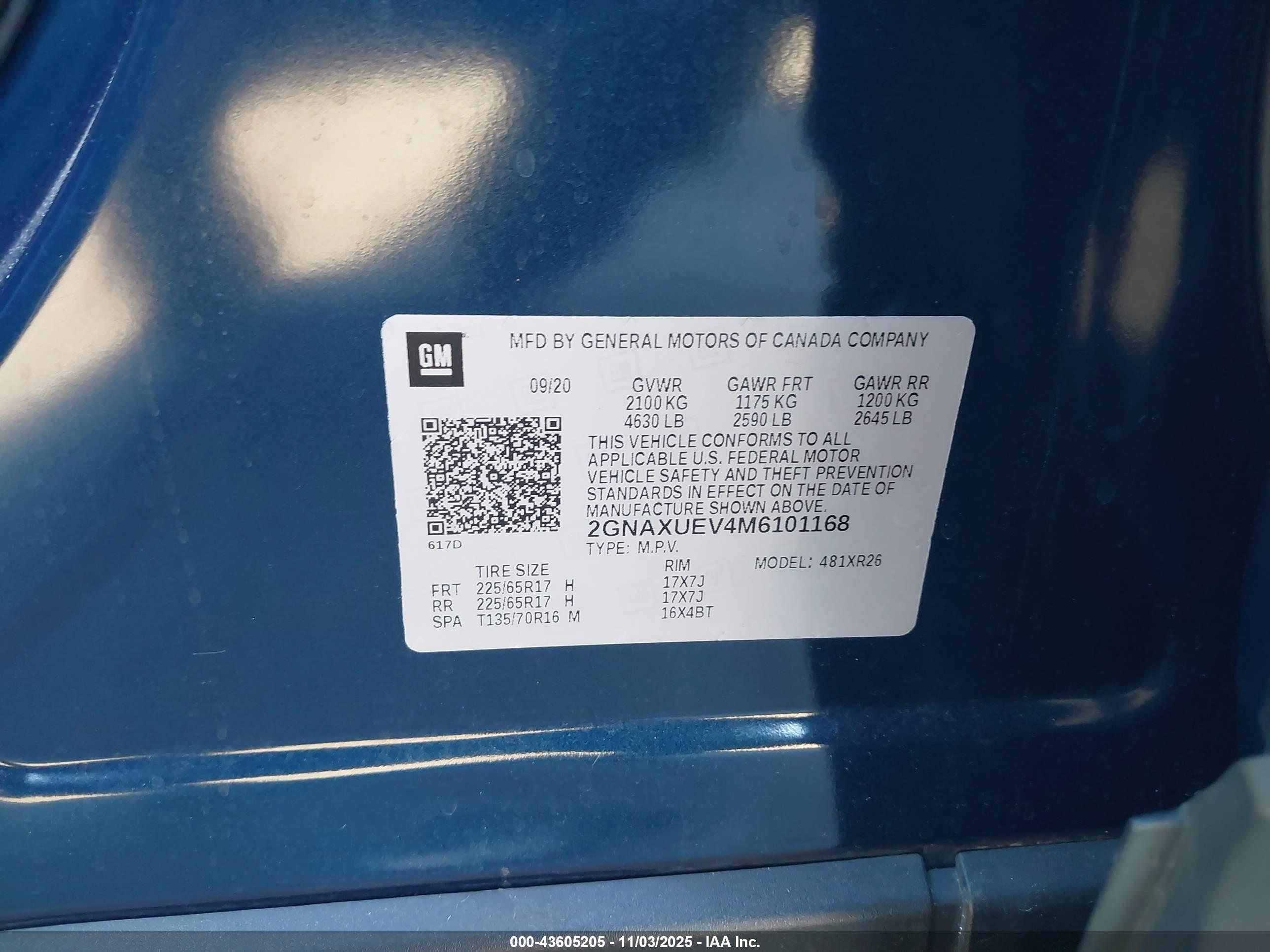 CHEVROLET EQUINOX image 9