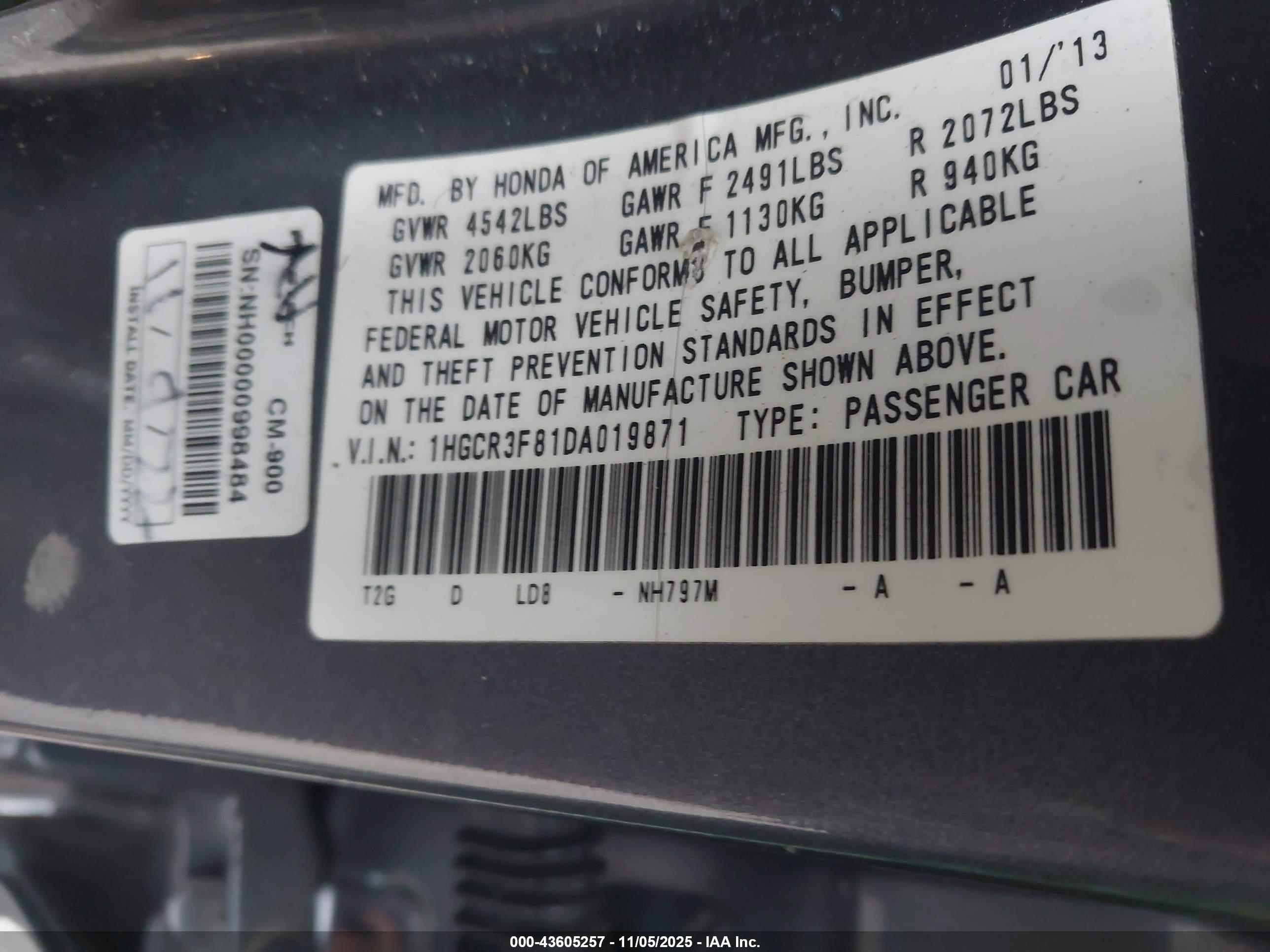 HONDA ACCORD image 9