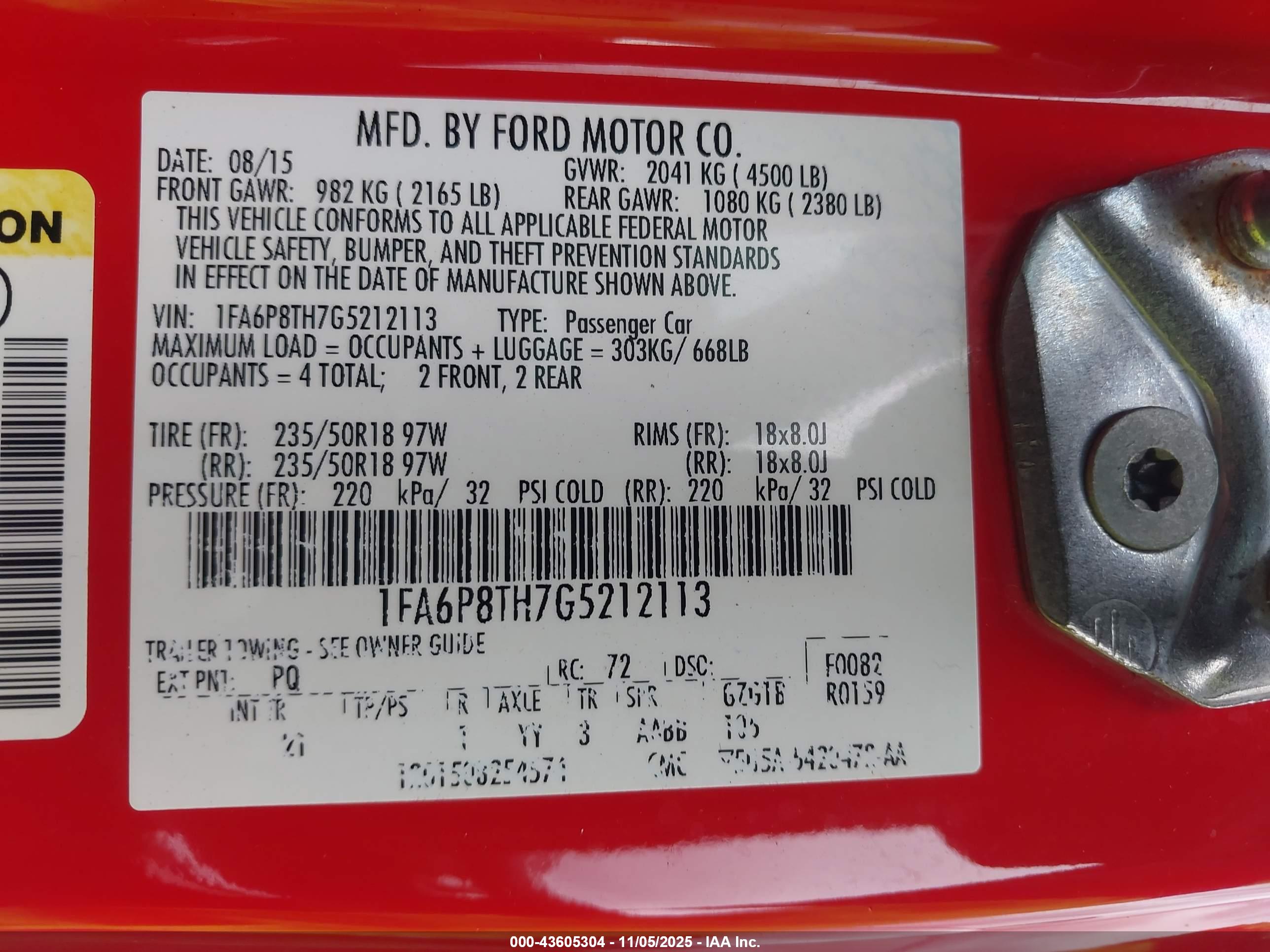 FORD MUSTANG image 9