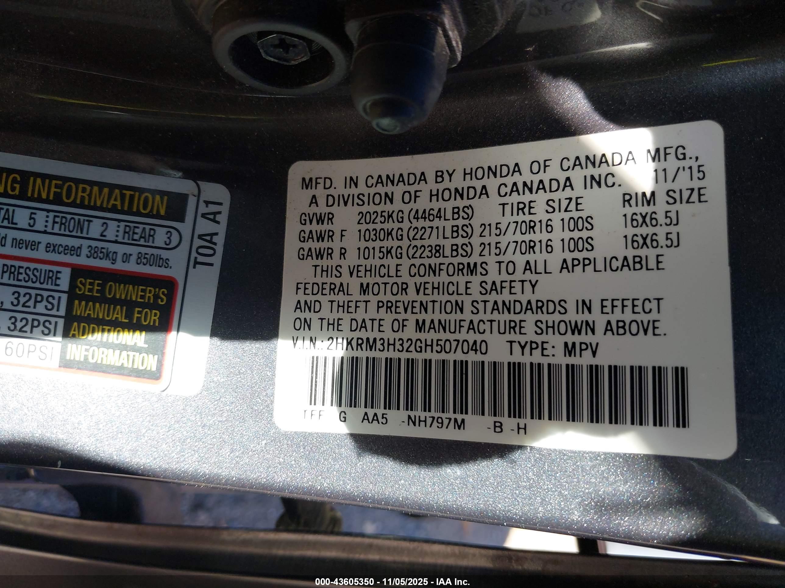 HONDA CR-V image 9