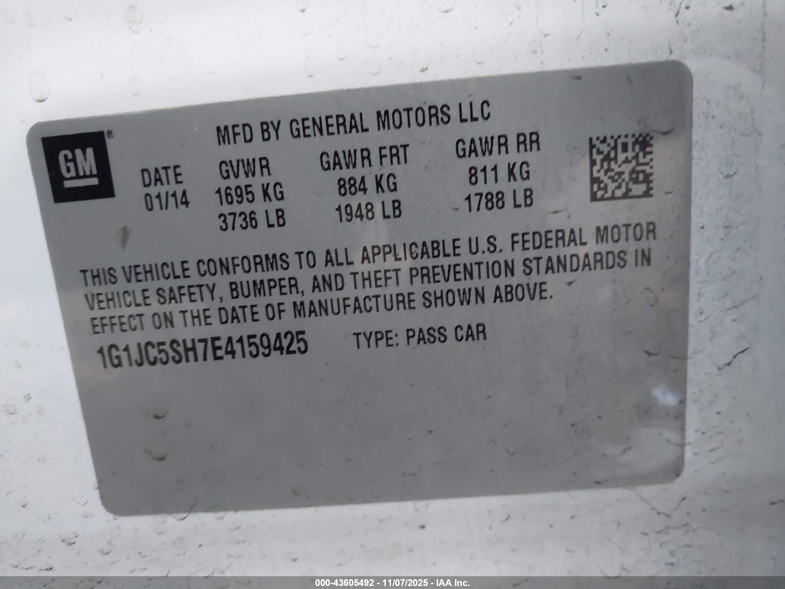 CHEVROLET SONIC image 9