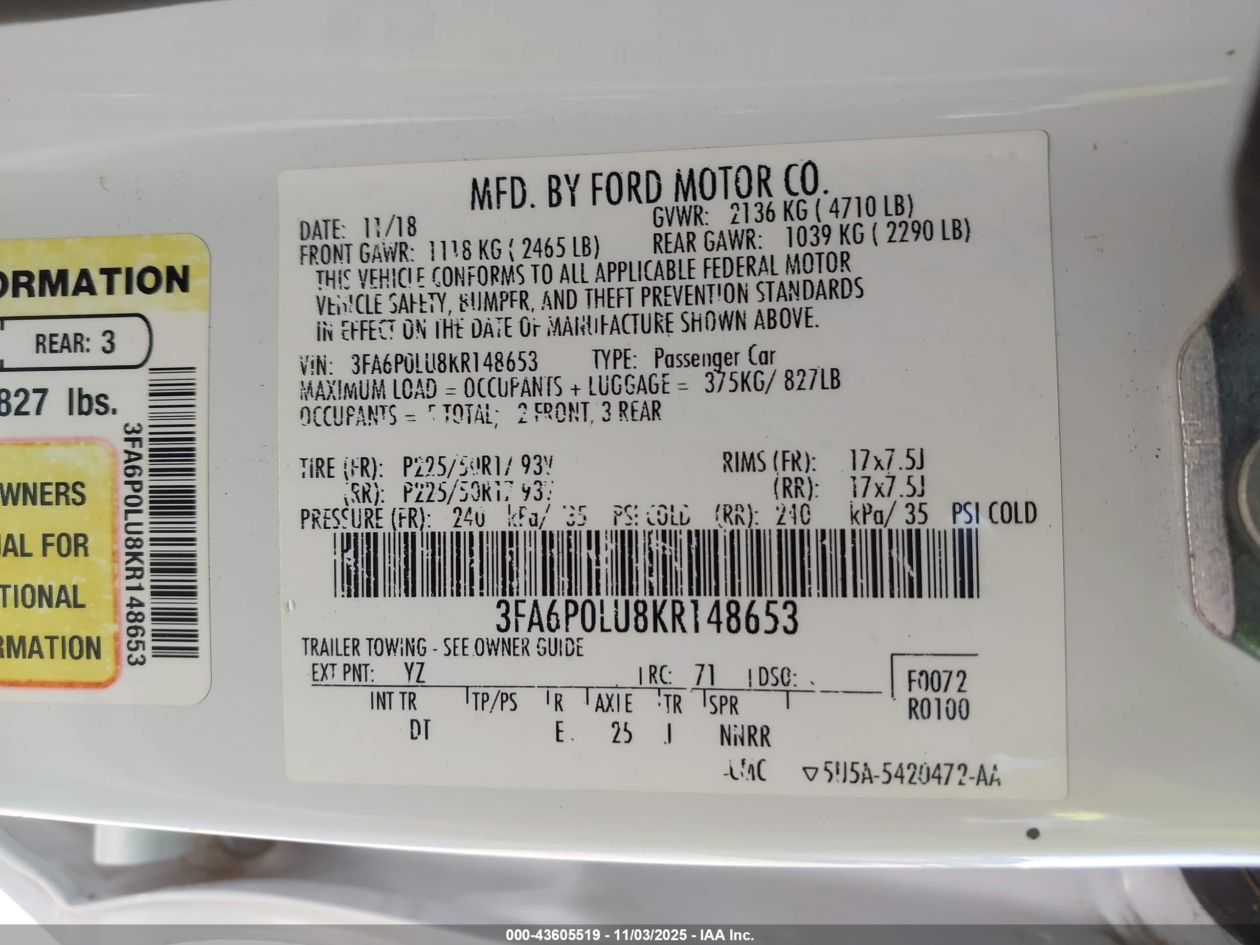 FORD FUSION image 9