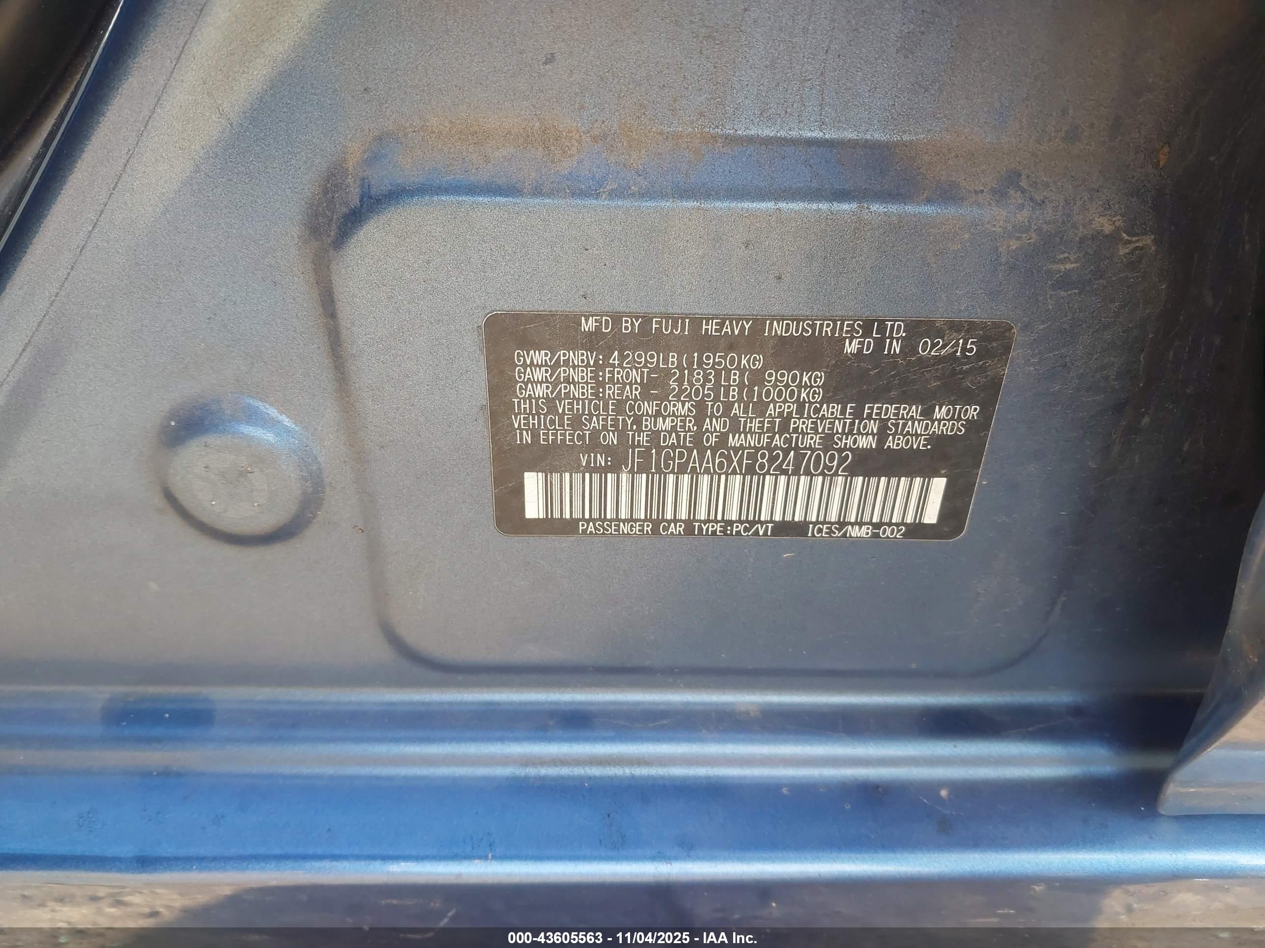 SUBARU IMPREZA image 9