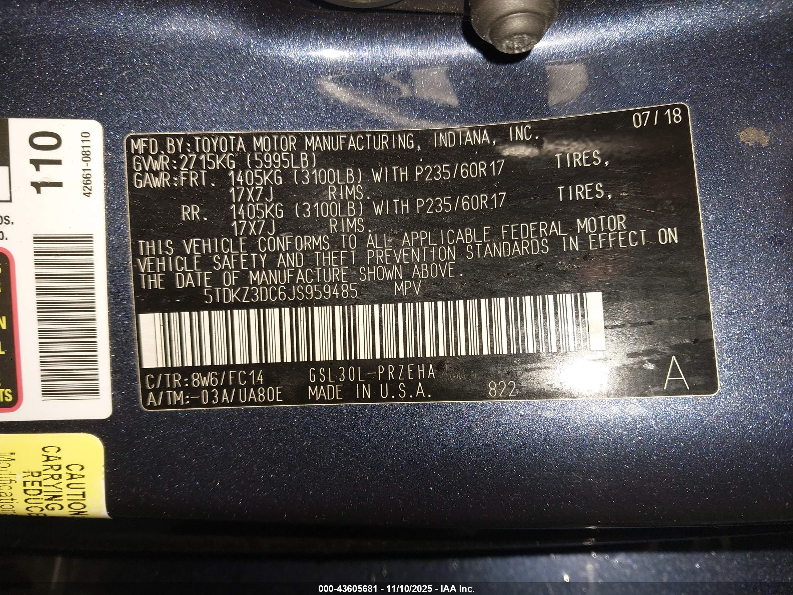 TOYOTA SIENNA image 9