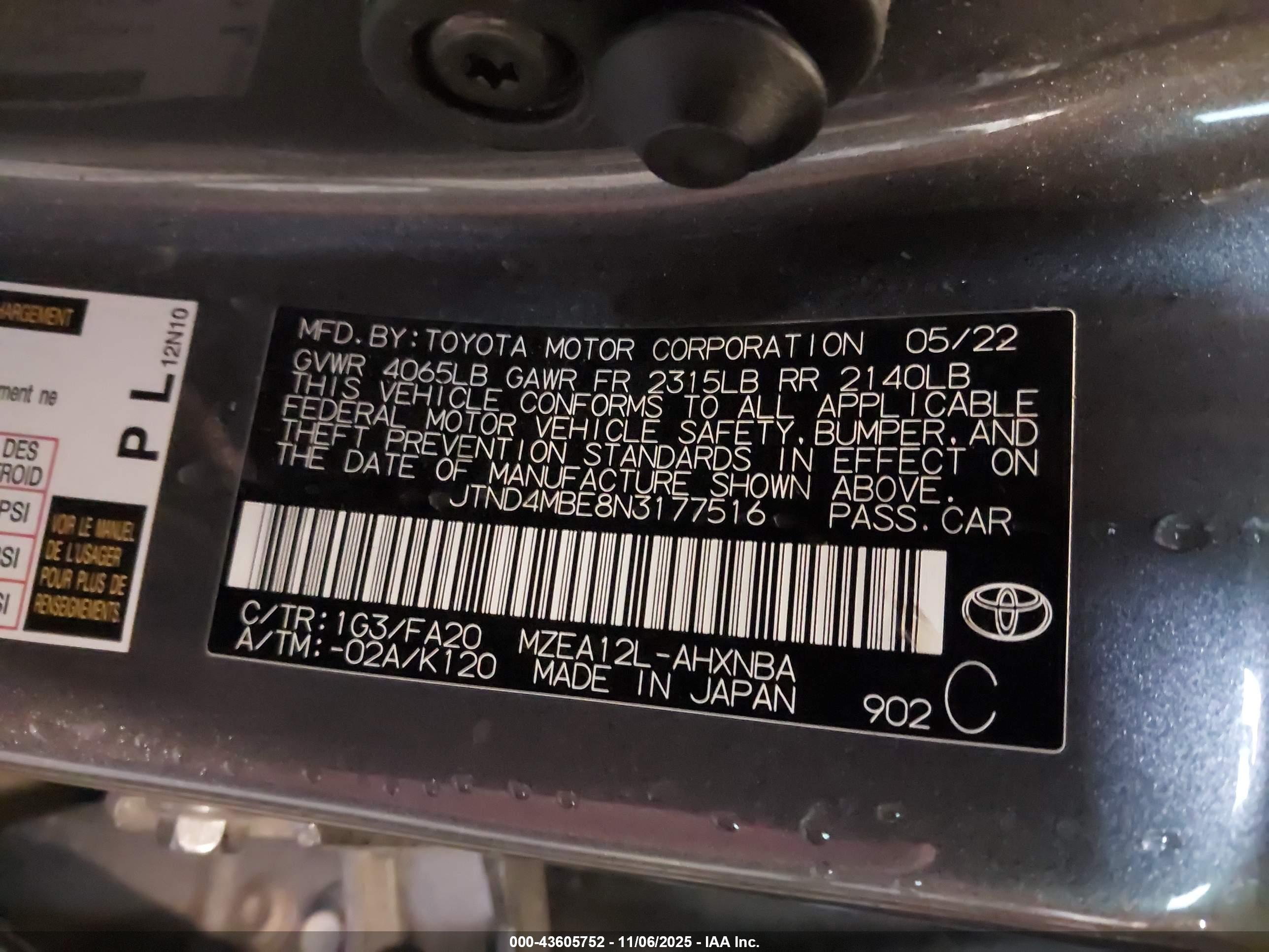 TOYOTA COROLLA image 9