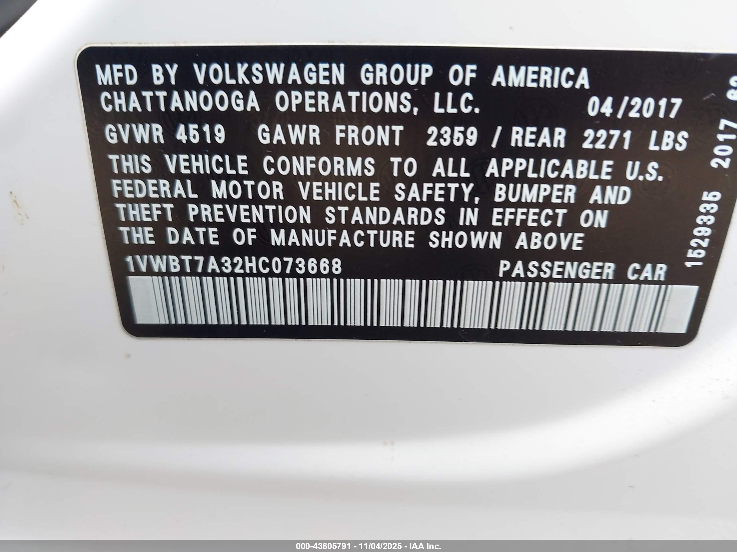 VOLKSWAGEN PASSAT image 9