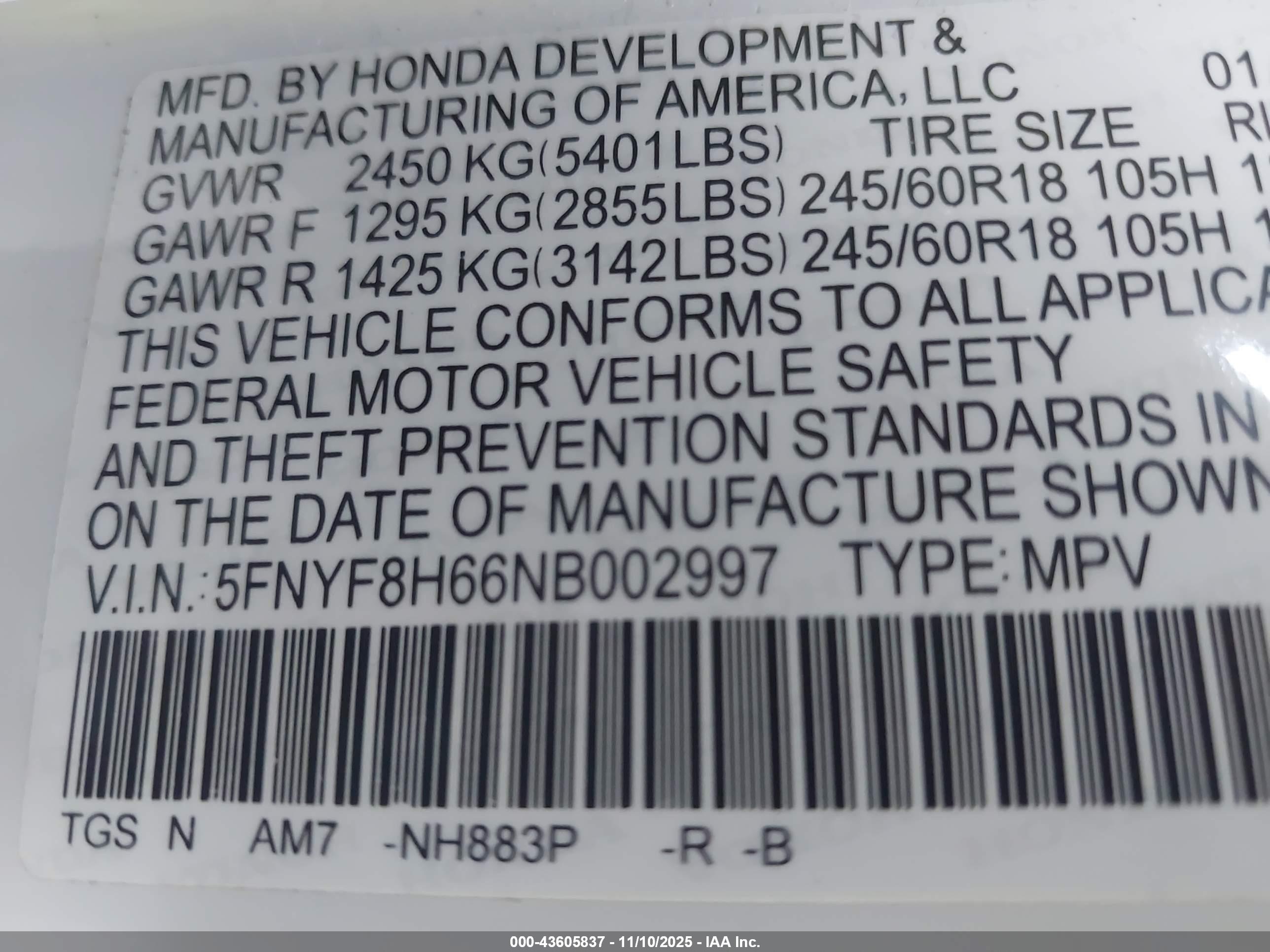 HONDA PASSPORT image 9