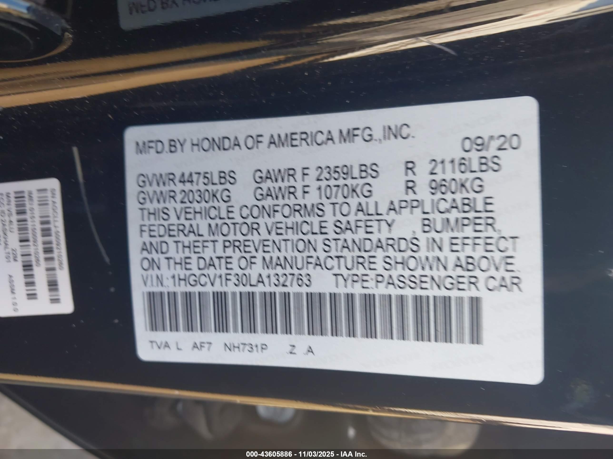 HONDA ACCORD image 9
