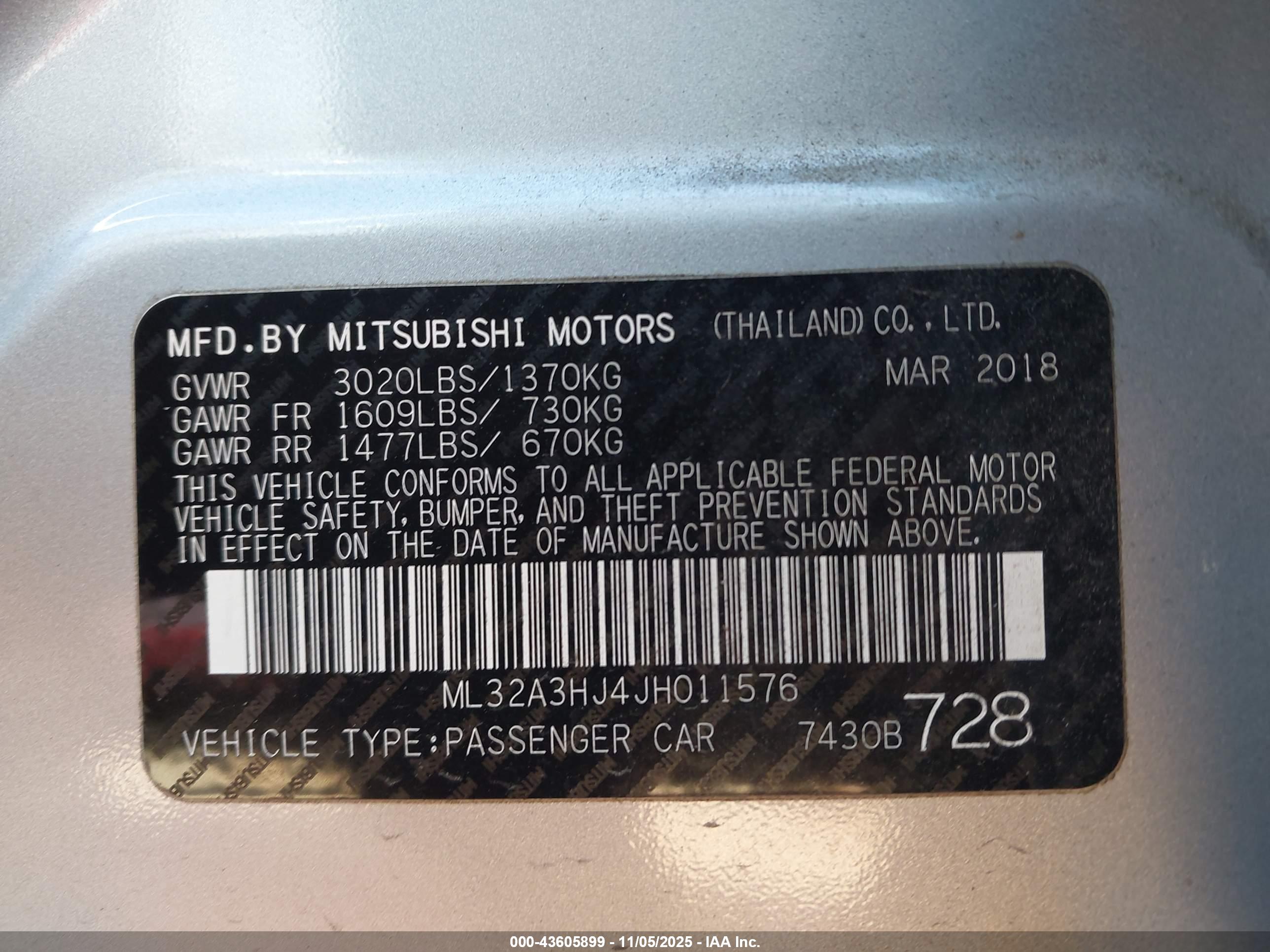 MITSUBISHI MIRAGE image 9