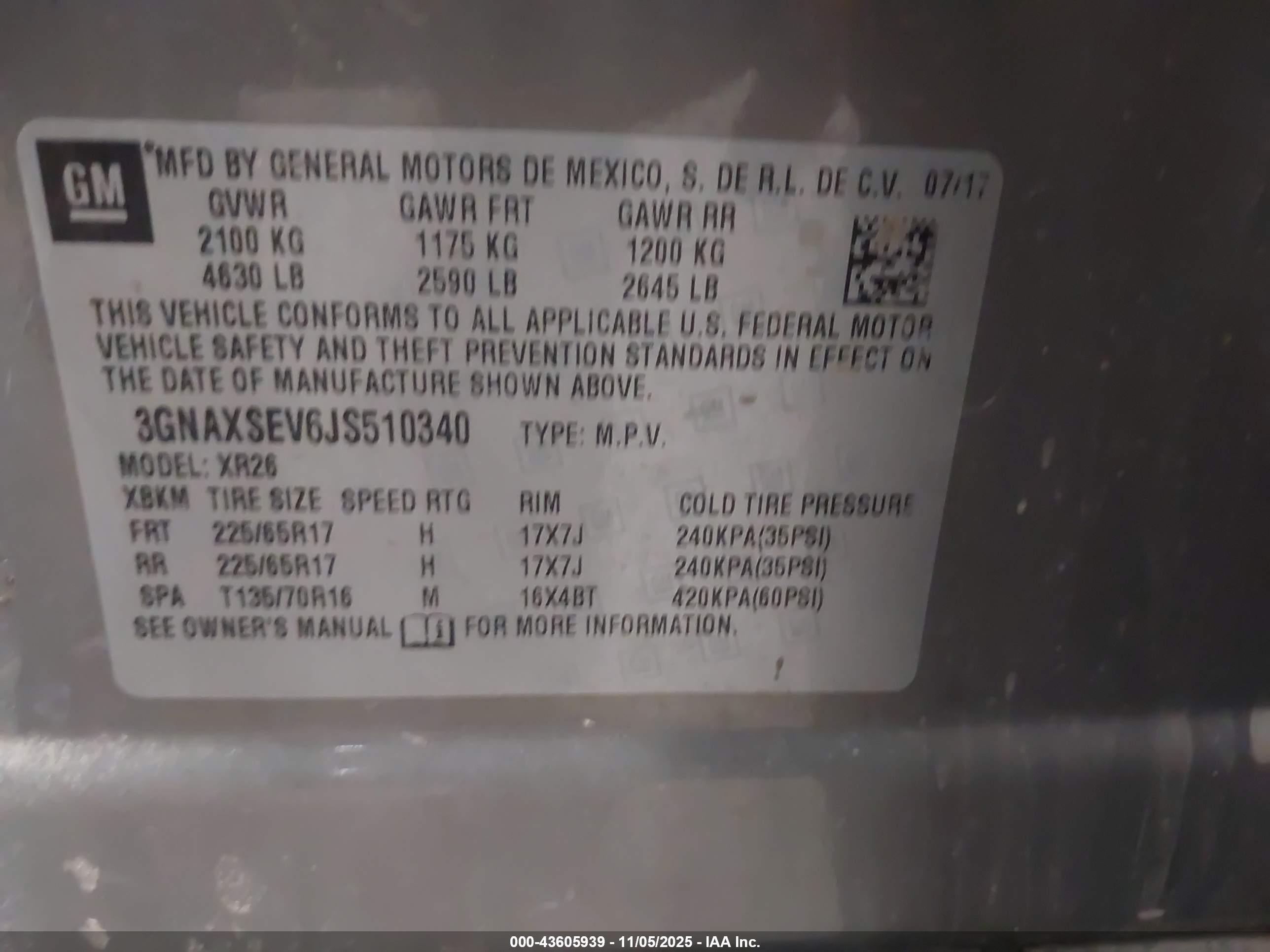 CHEVROLET EQUINOX image 9