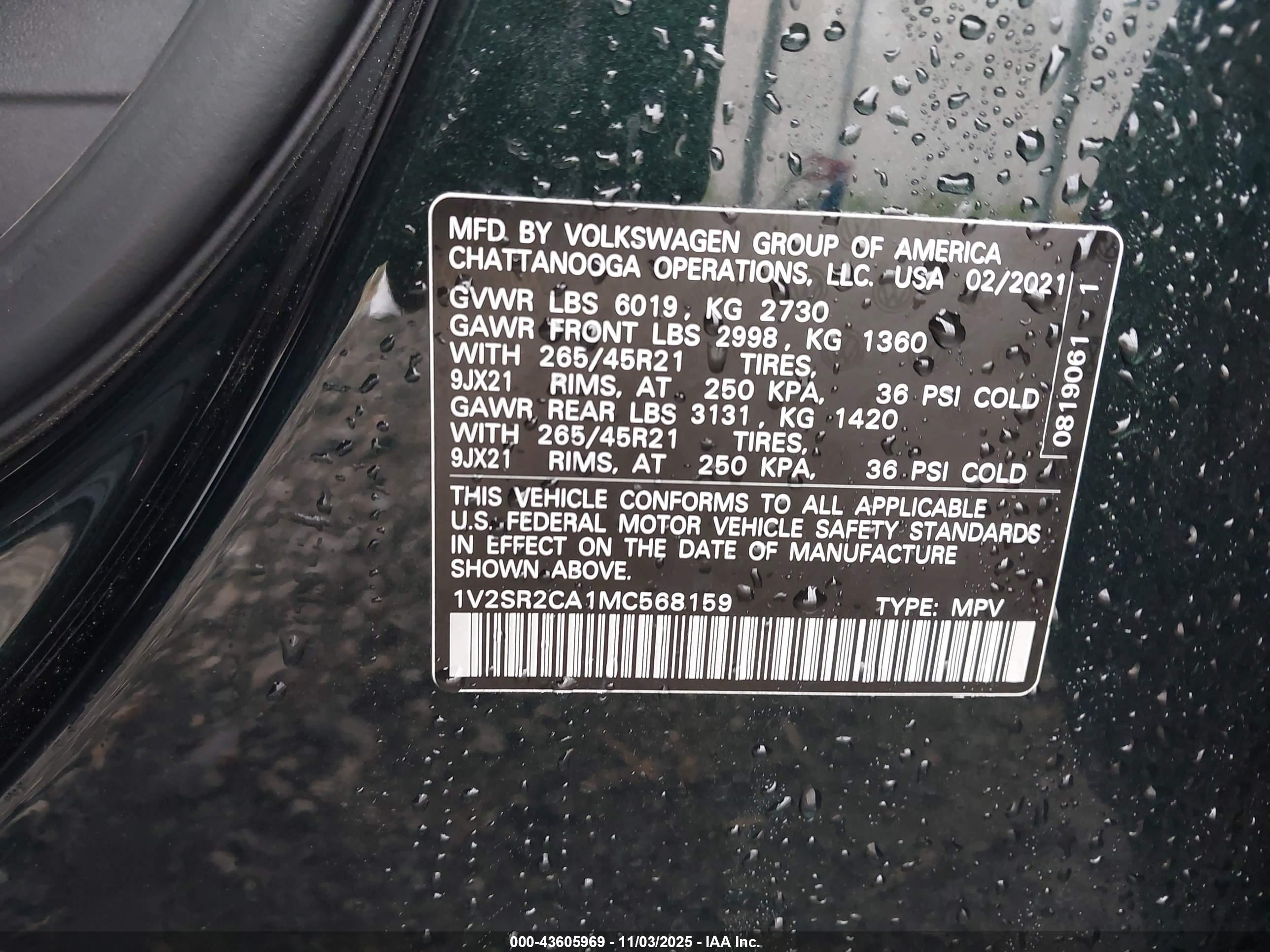 VOLKSWAGEN ATLAS image 9