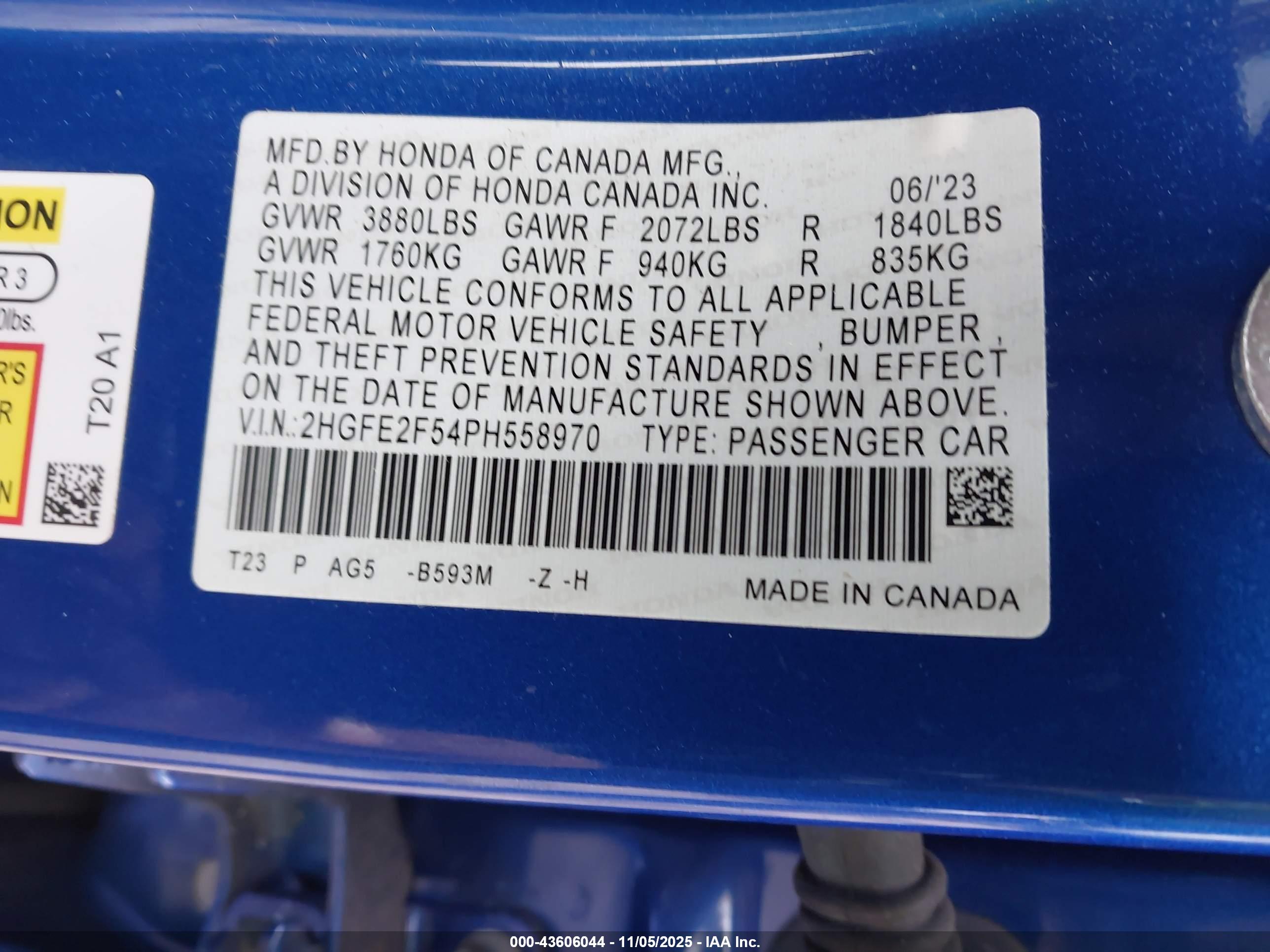 HONDA CIVIC image 9