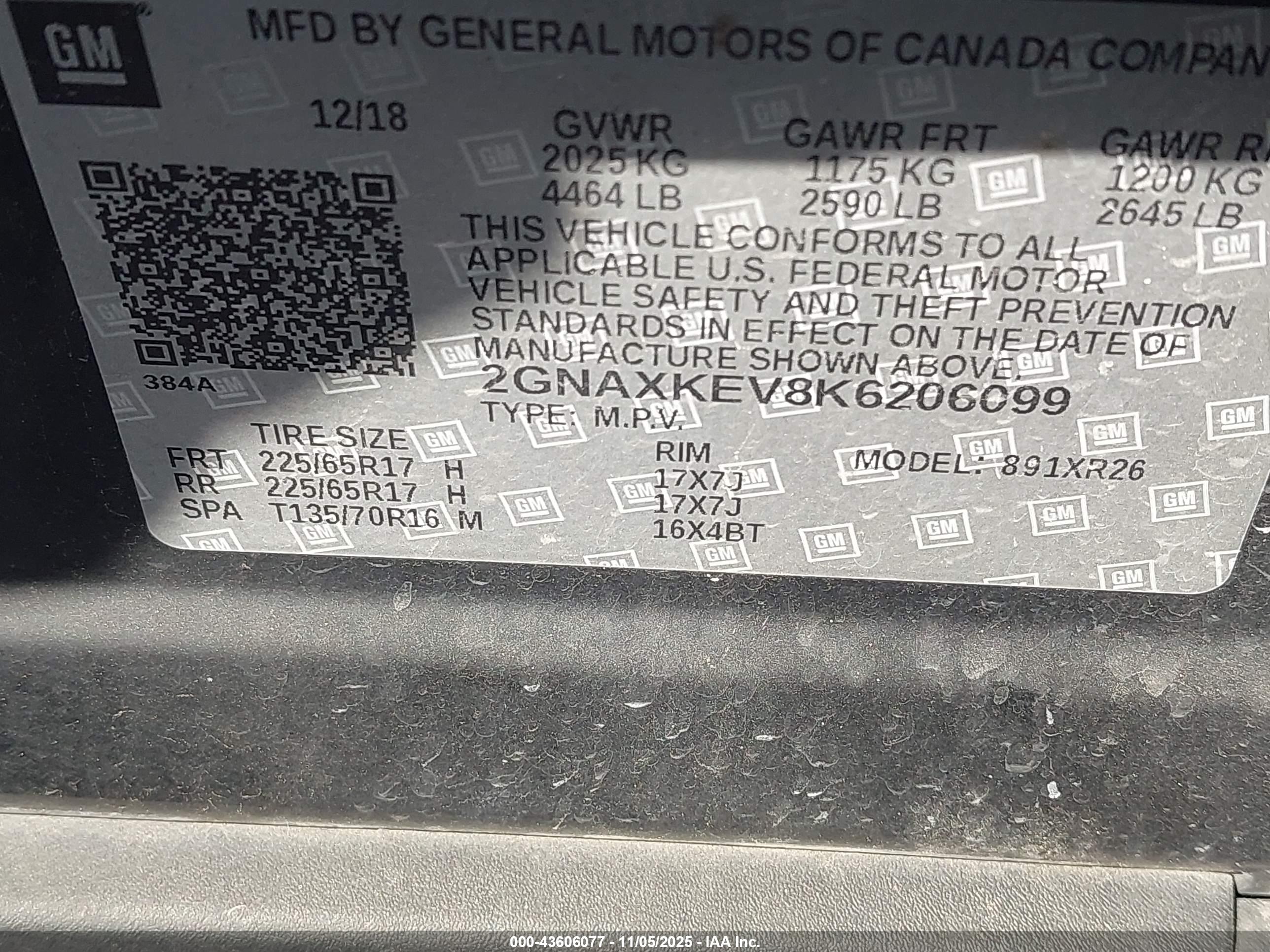 CHEVROLET EQUINOX image 9