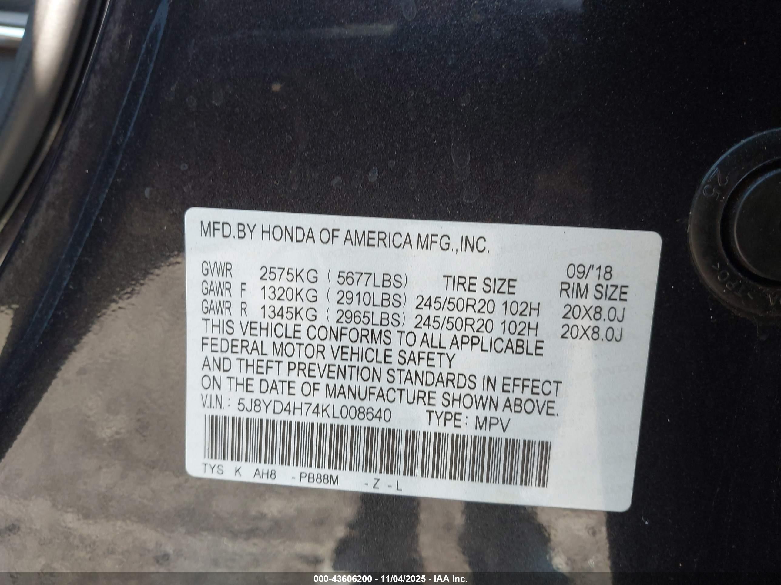ACURA MDX image 9
