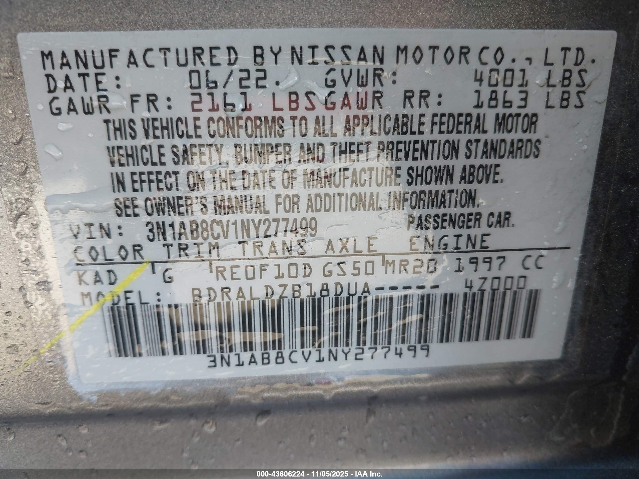 NISSAN SENTRA image 9