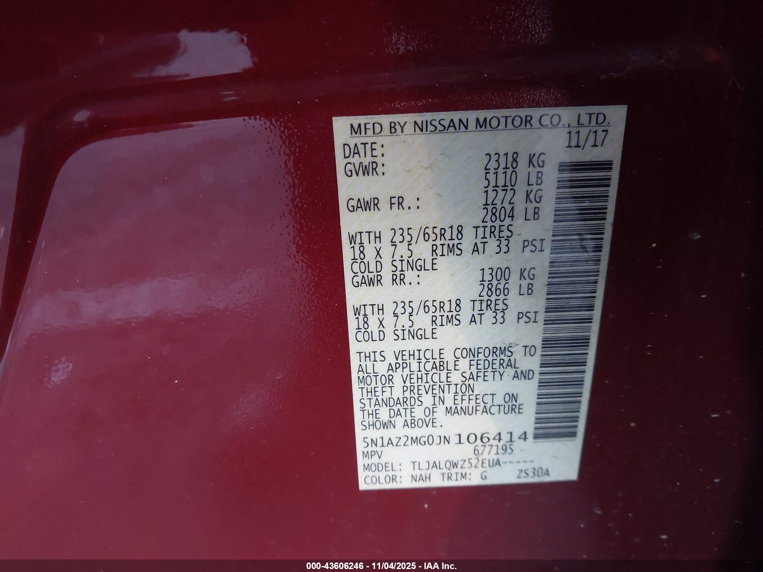NISSAN MURANO image 9