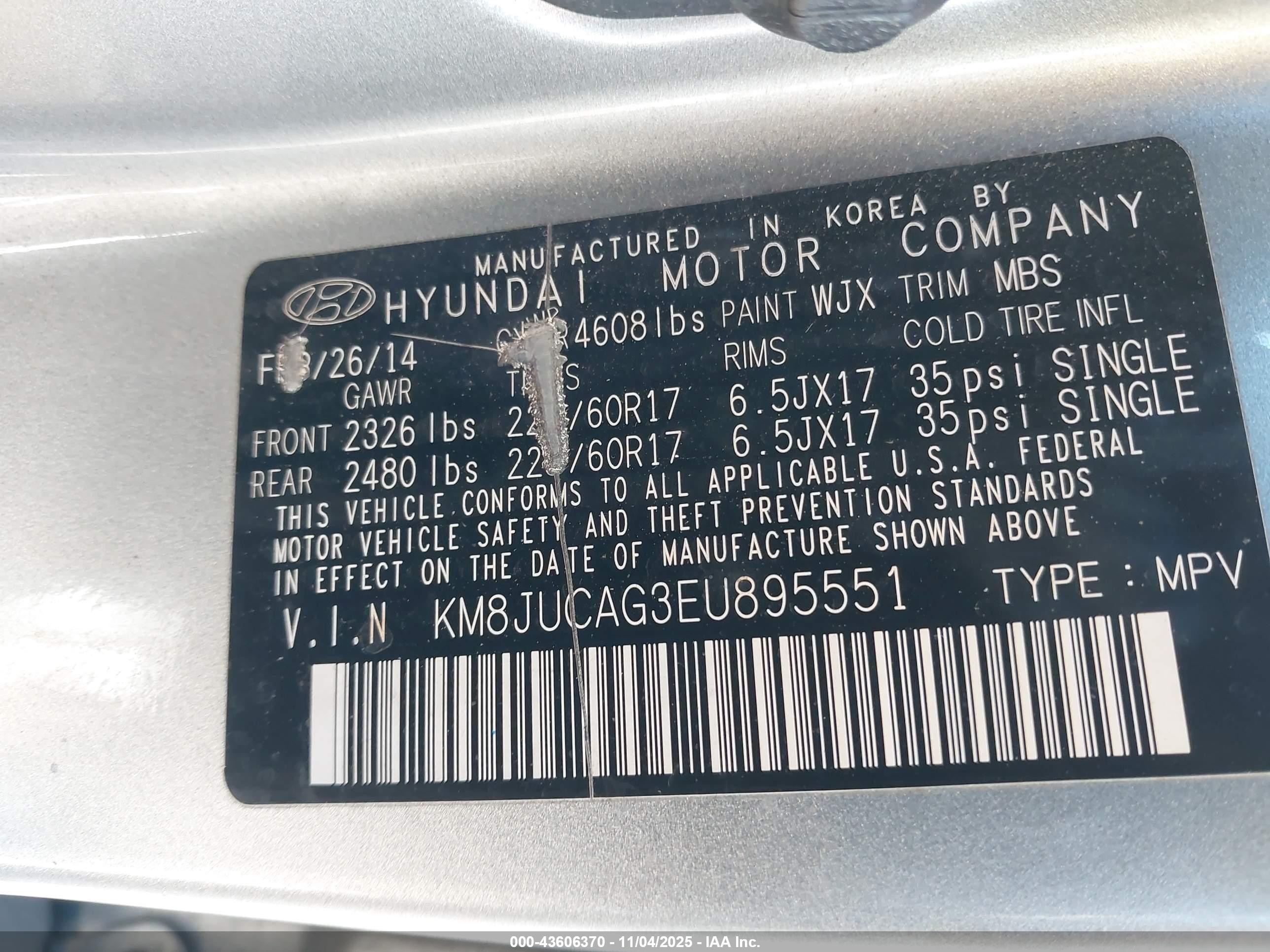 HYUNDAI TUCSON image 9