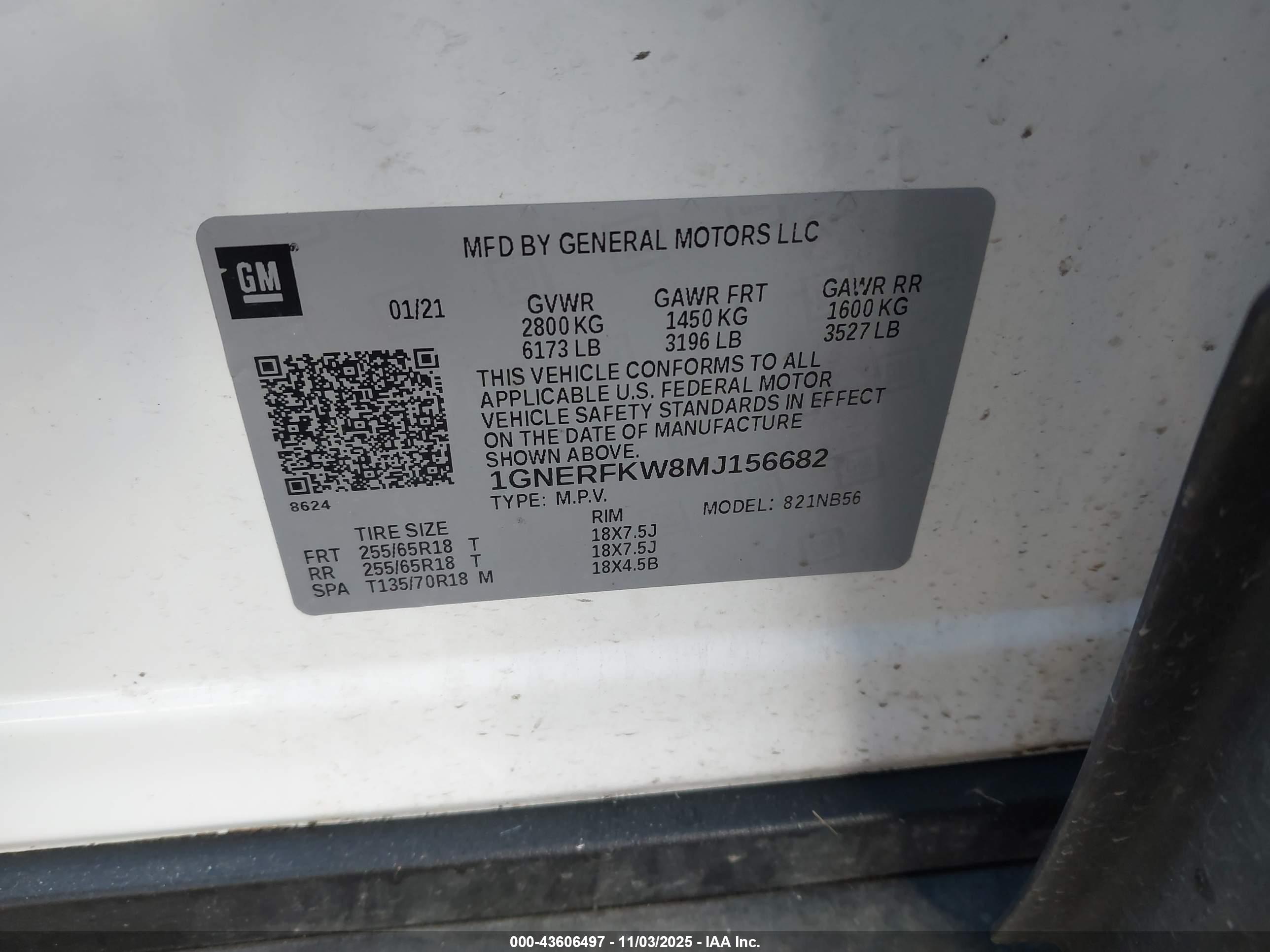 CHEVROLET TRAVERSE image 9