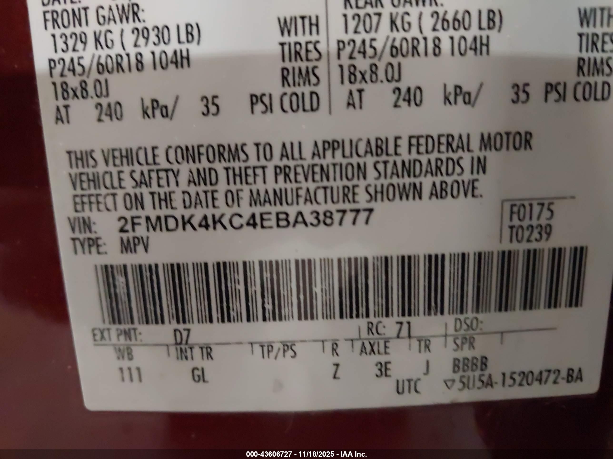 FORD EDGE image 9