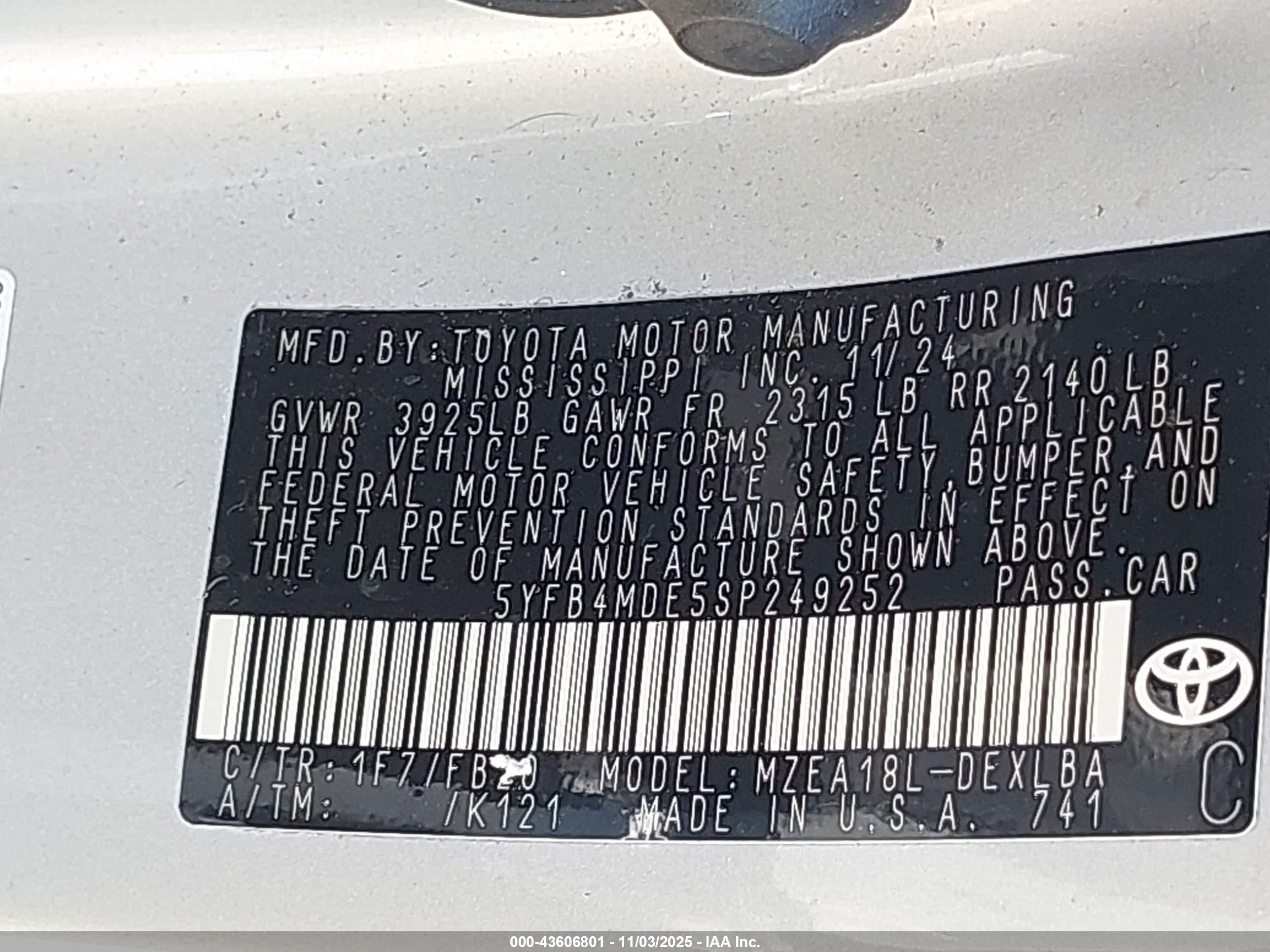 TOYOTA COROLLA image 9